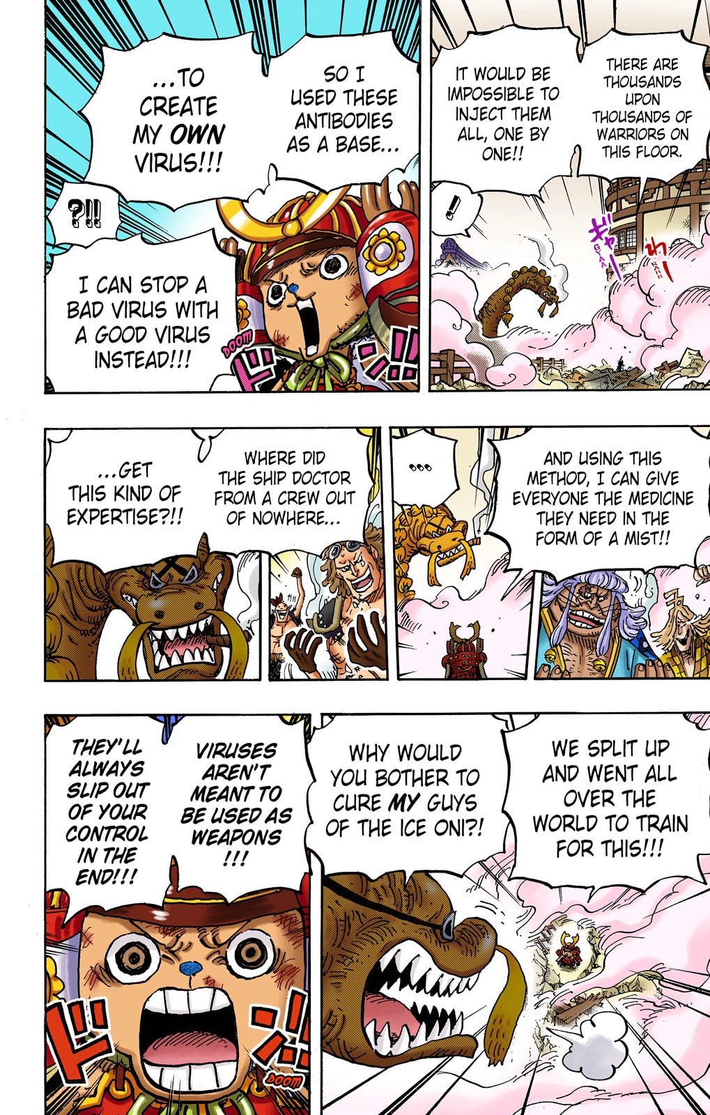 Read One Piece (Colored) chapter 1007 image 9 on Lezhin