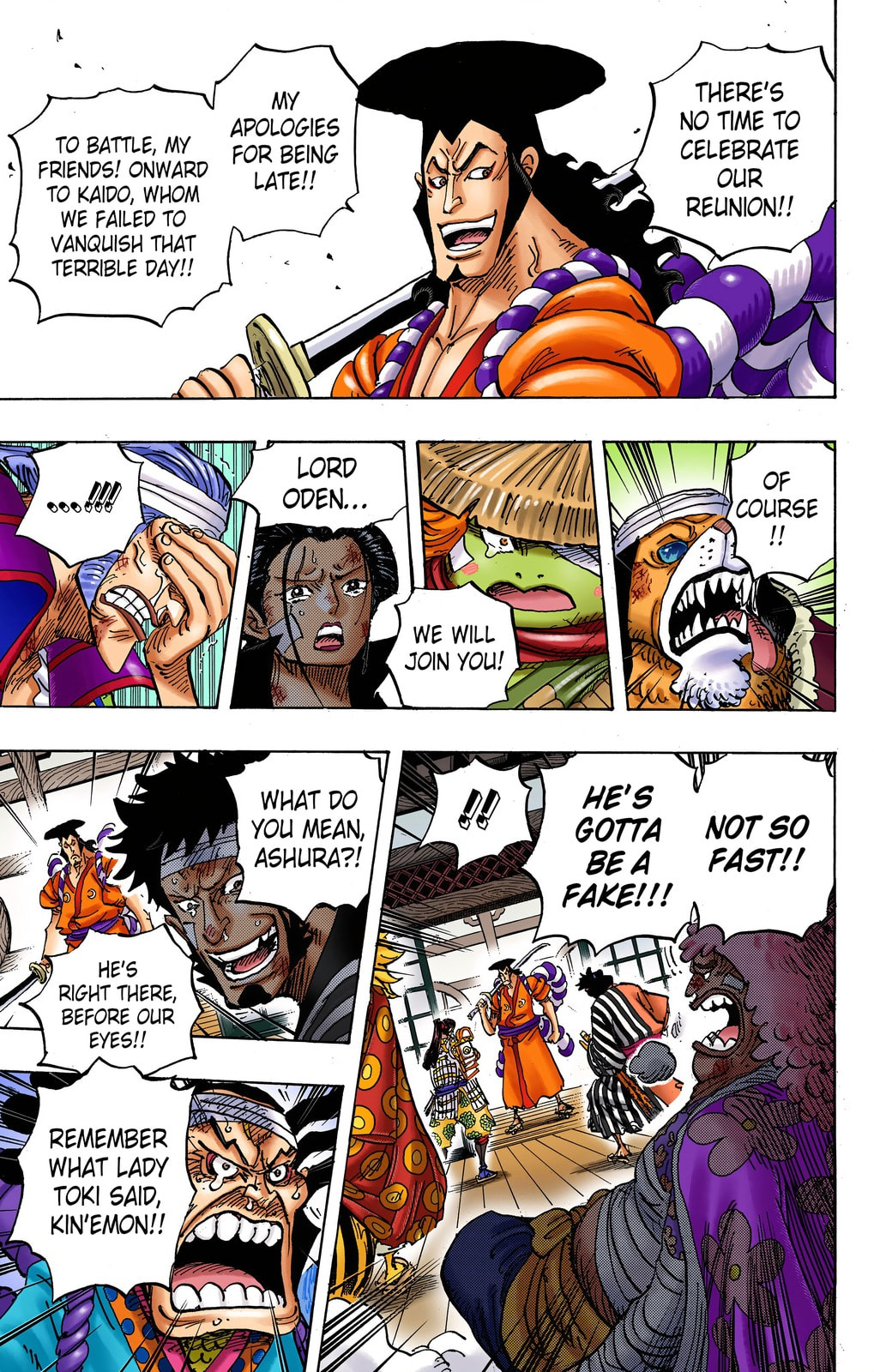 Read One Piece (Colored) chapter 1008 image 2 on Lezhin