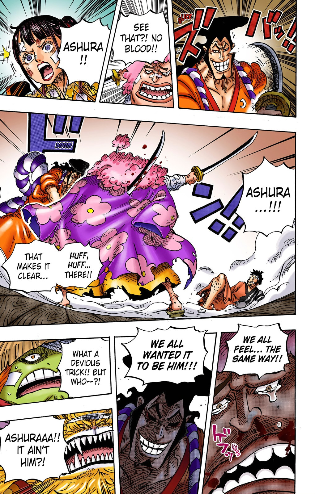 Read One Piece (Colored) chapter 1008 image 4 on Lezhin