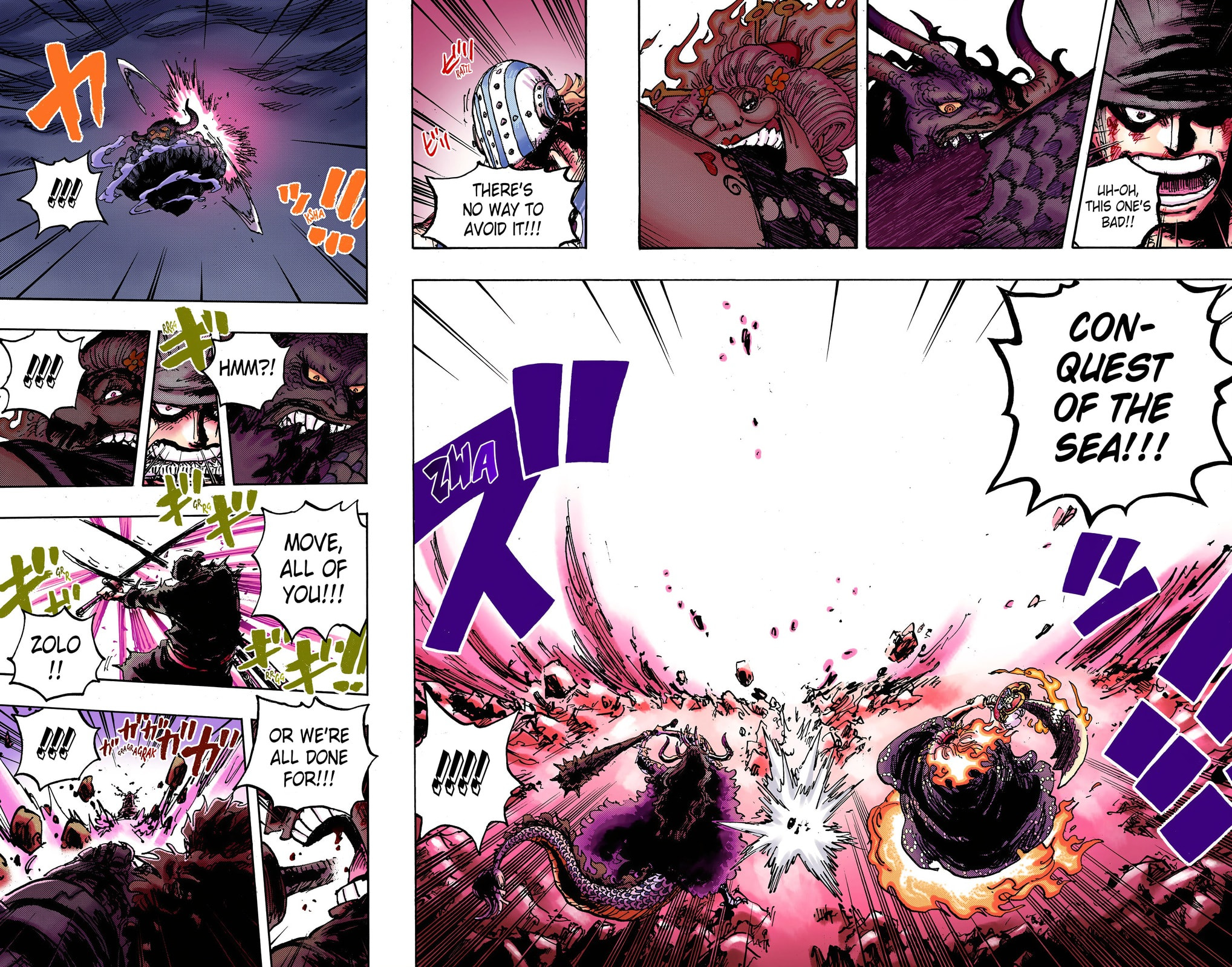 Read One Piece (Colored) chapter 1009 image 6 on Lezhin