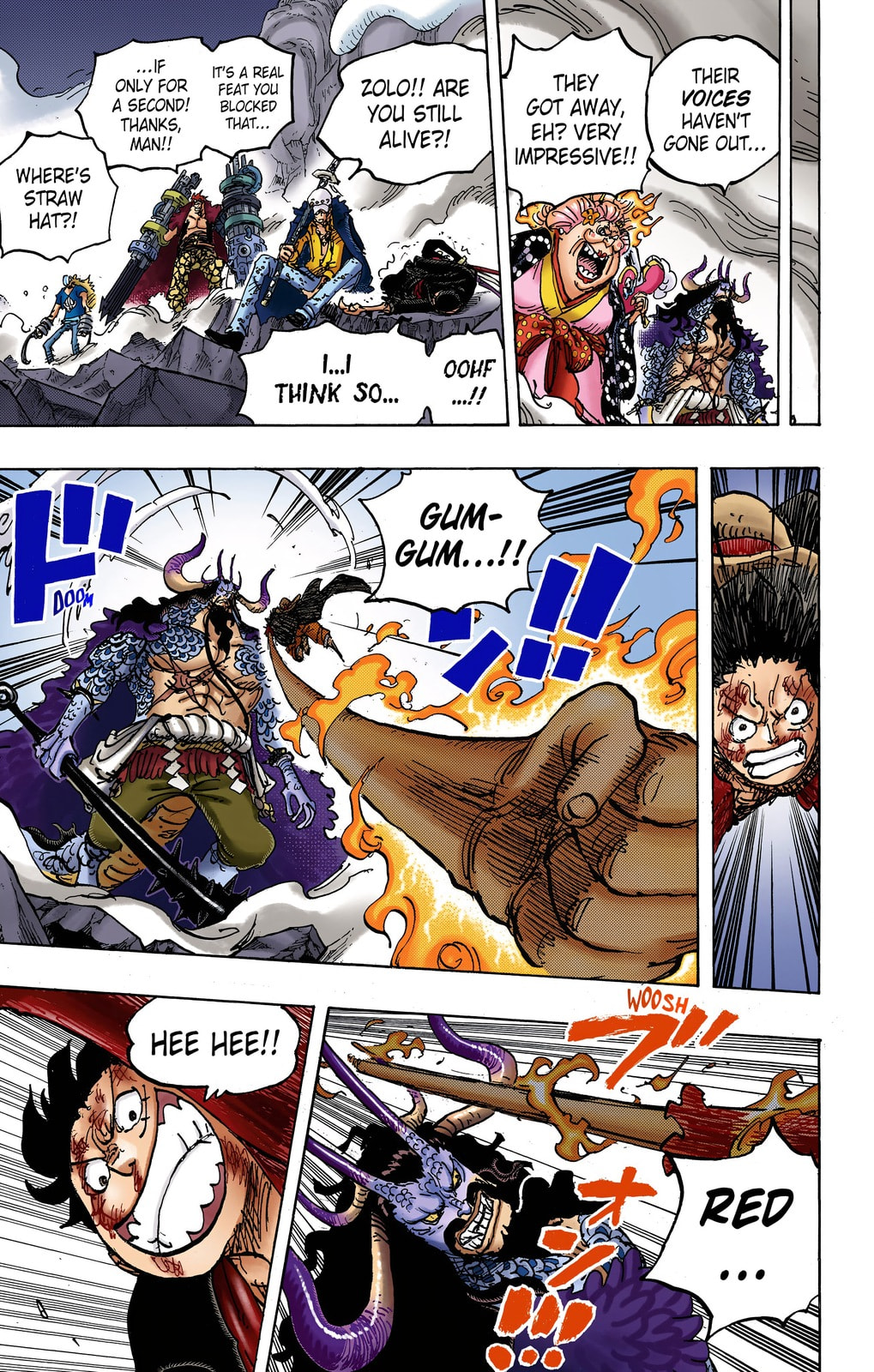 Read One Piece (Colored) chapter 1009 image 8 on Lezhin
