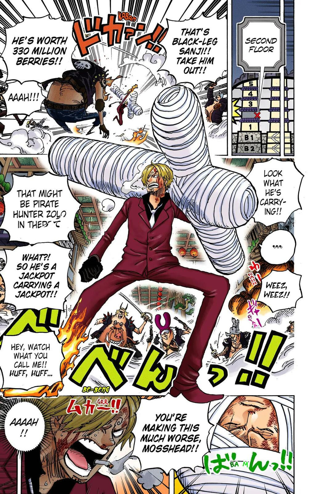 Read One Piece (Colored) chapter 1012 image 6 on Lezhin