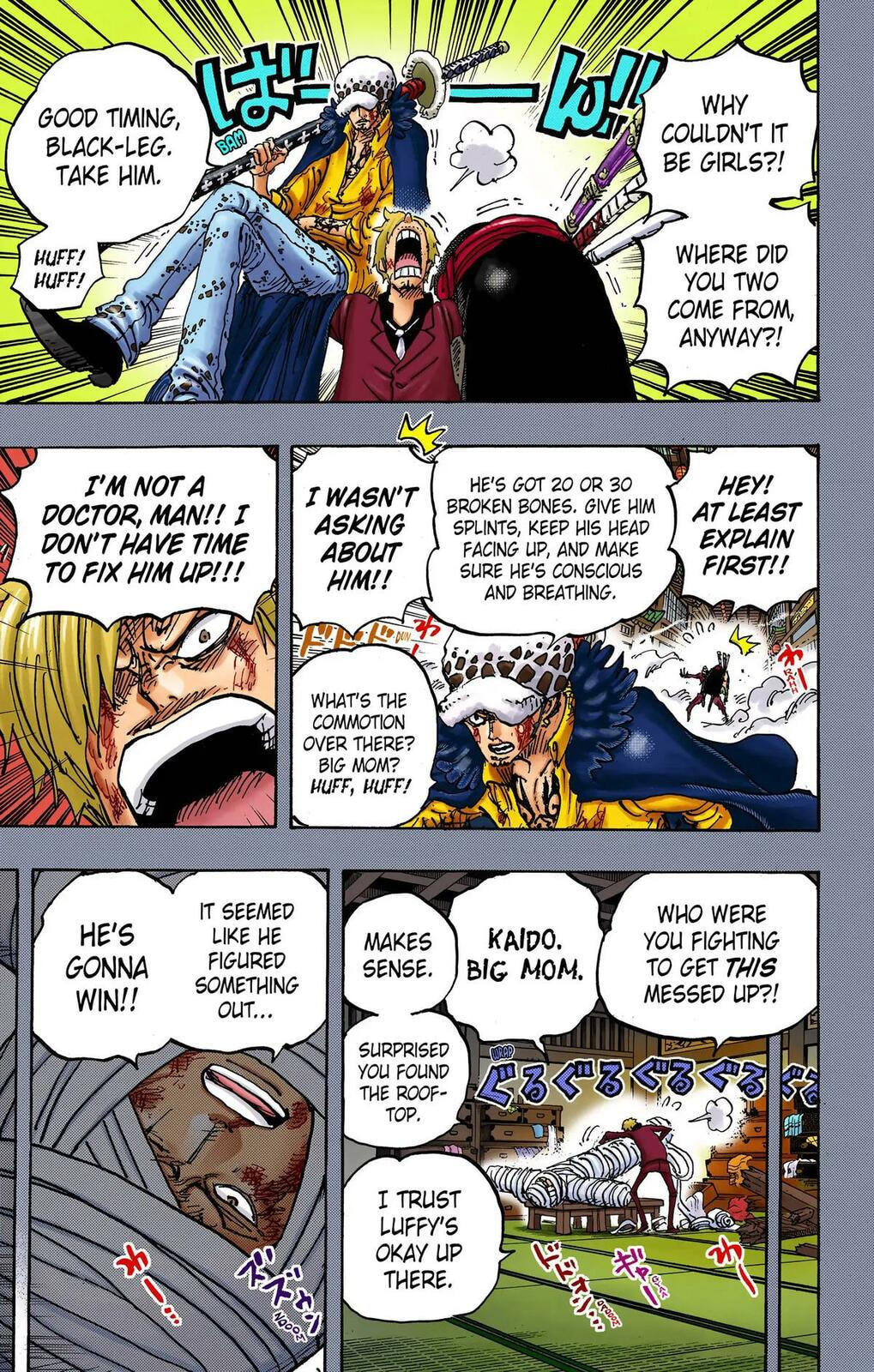 Read One Piece (Colored) chapter 1012 image 8 on Lezhin