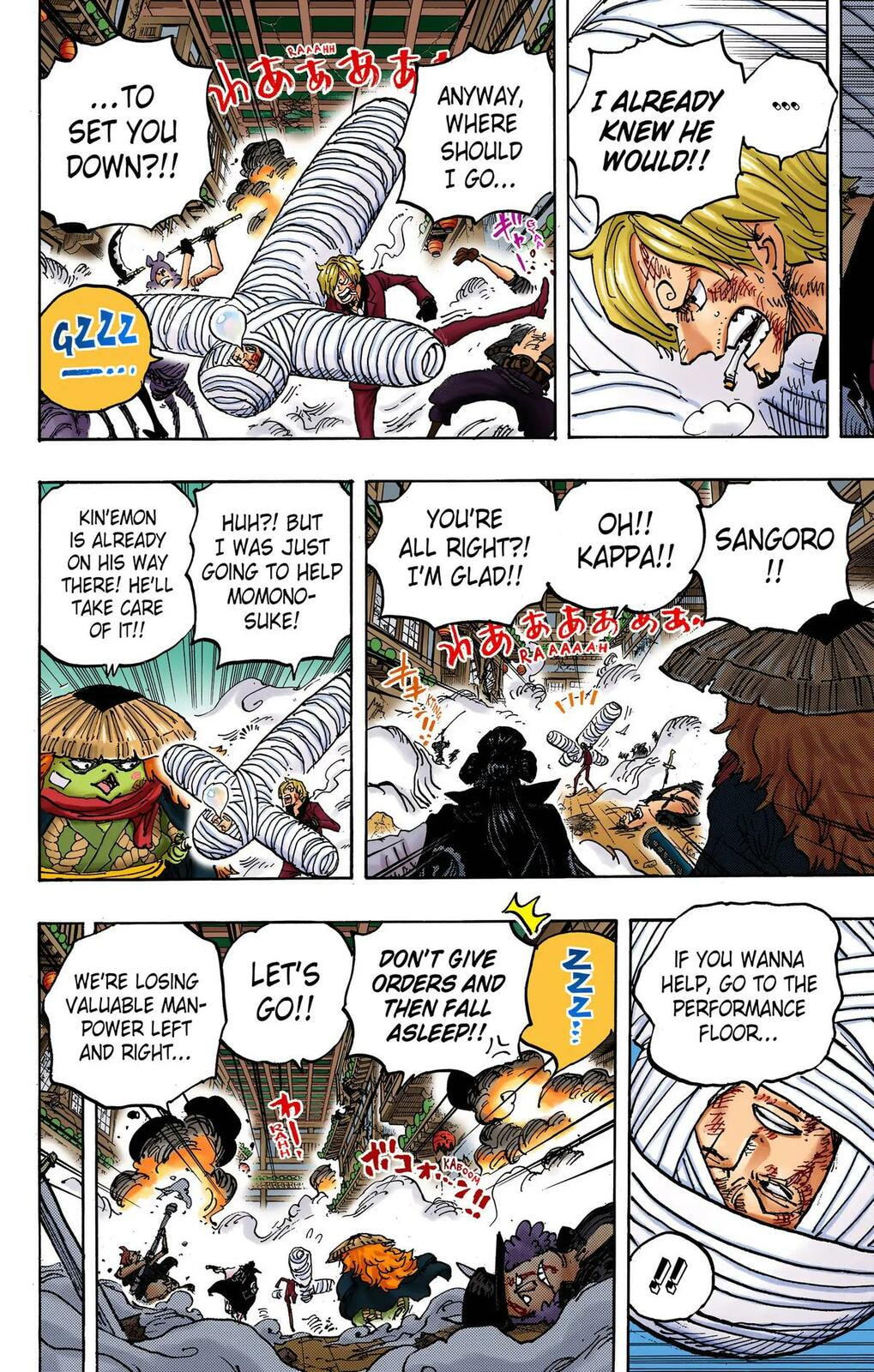 Read One Piece (Colored) chapter 1012 image 9 on Lezhin