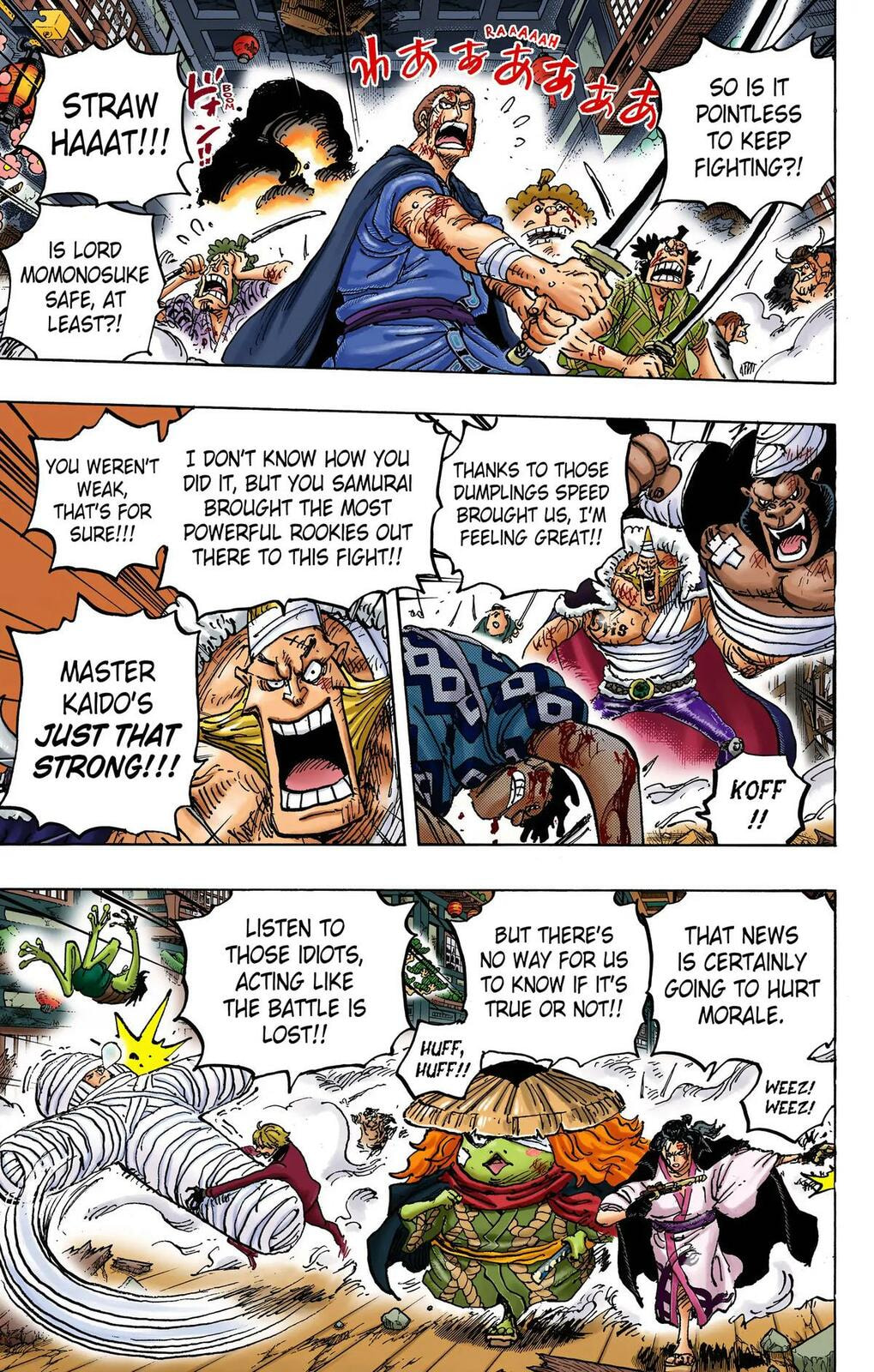 Read One Piece (Colored) chapter 1015 image 2 on Lezhin