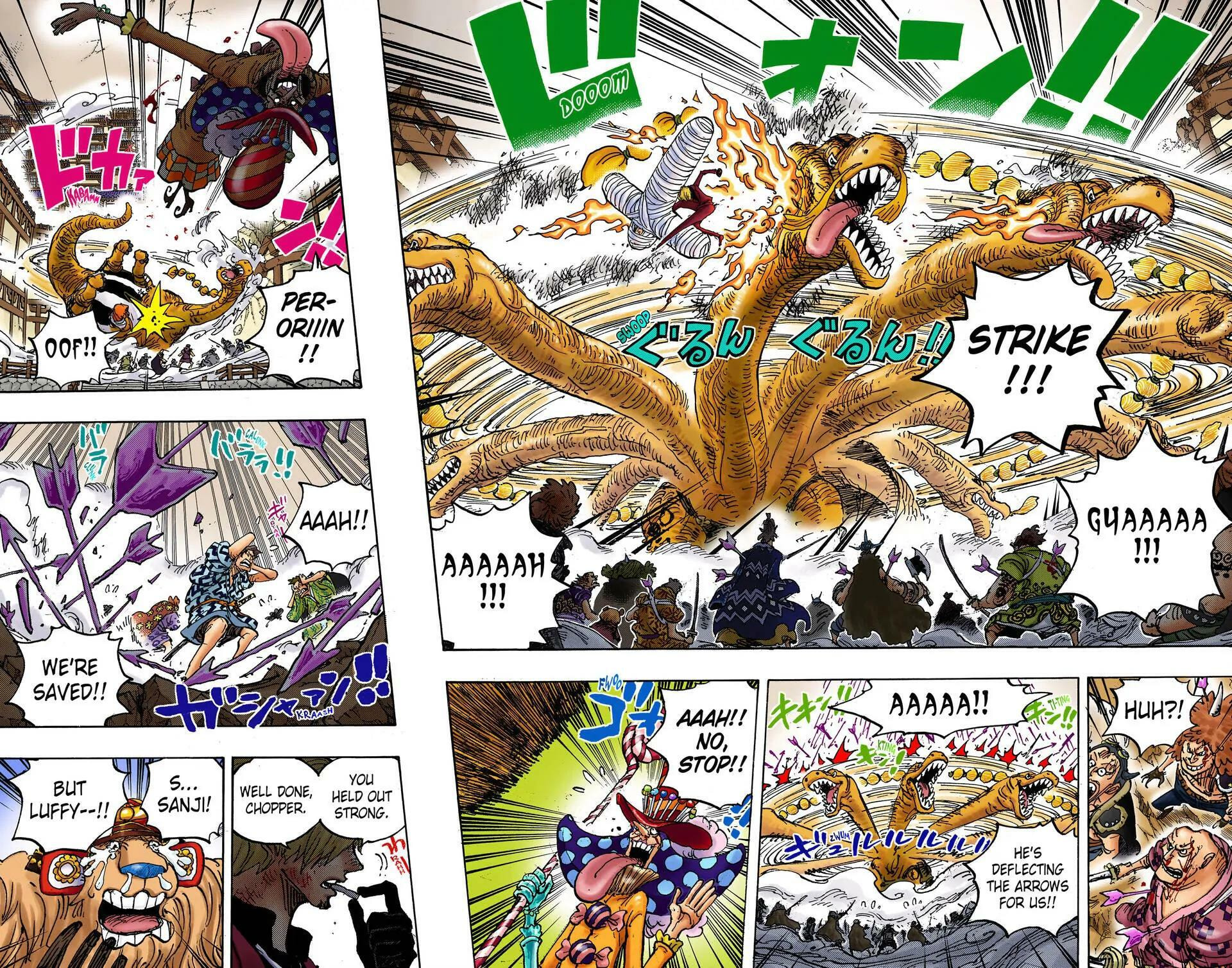 Read One Piece (Colored) chapter 1015 image 5 on Lezhin