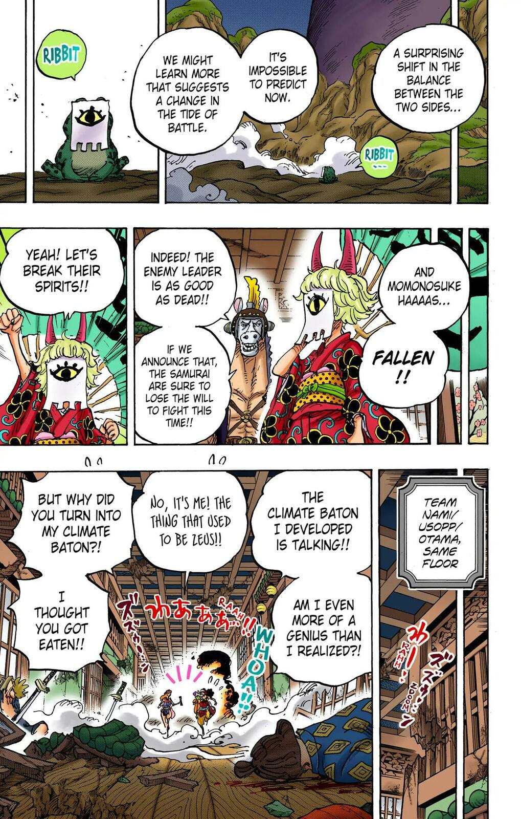 Read One Piece (Colored) chapter 1016 image 9 on Lezhin