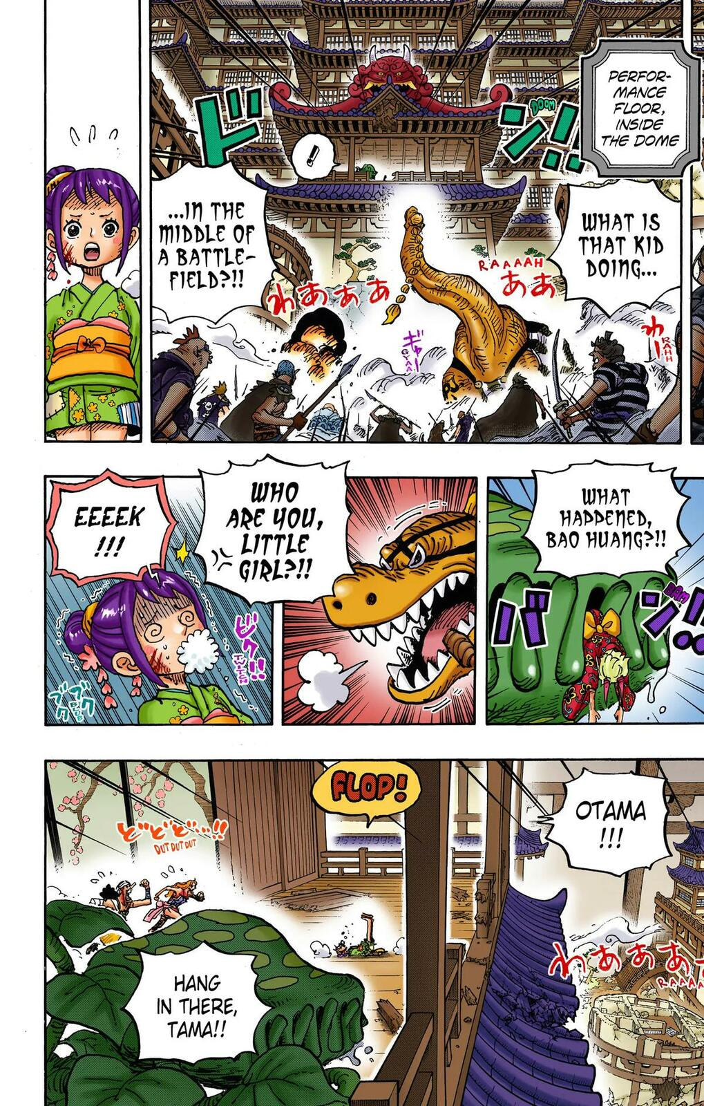 Read One Piece (Colored) chapter 1017 image 1 on Lezhin
