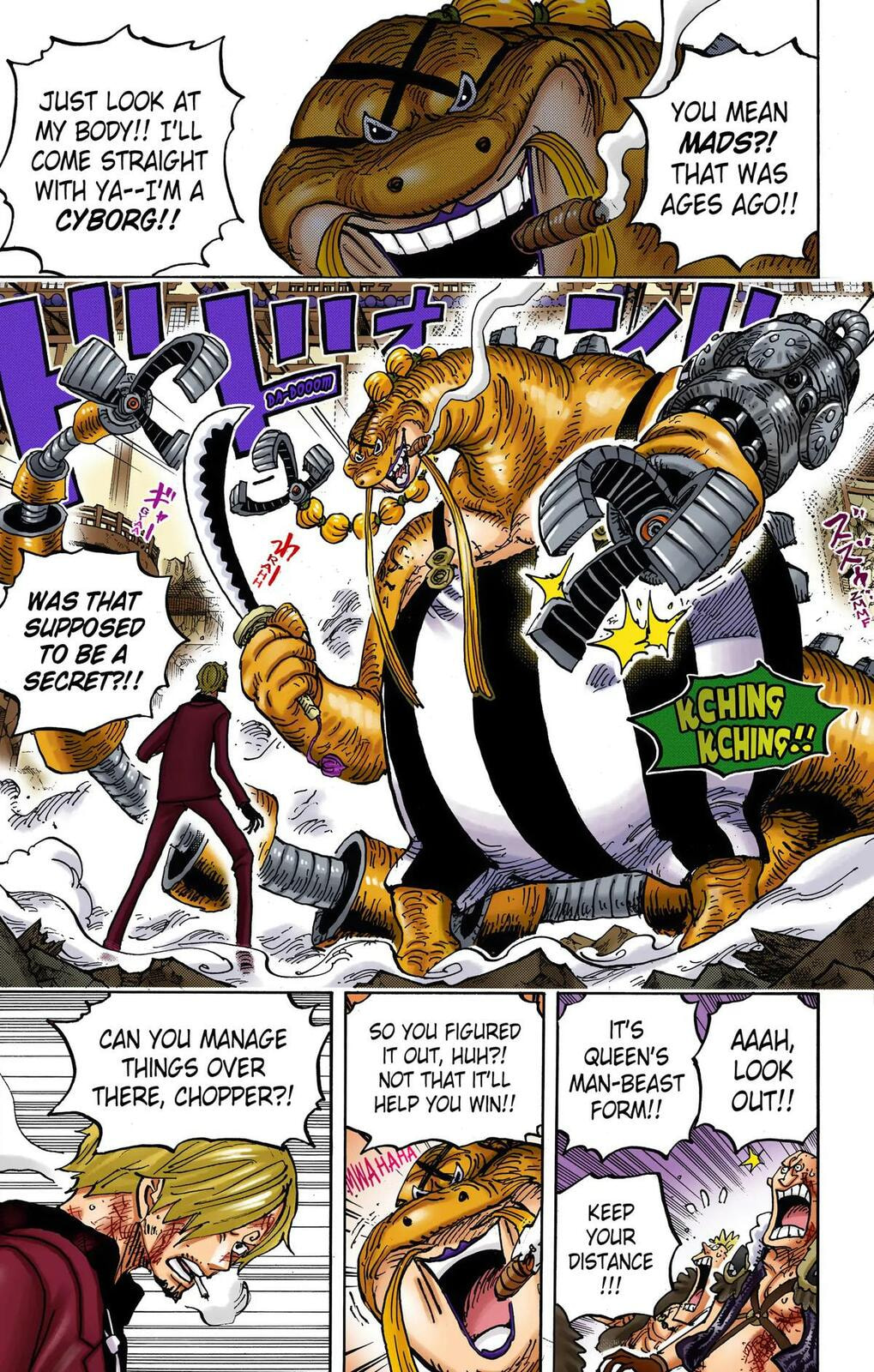 Read One Piece (Colored) chapter 1017 image 10 on Lezhin