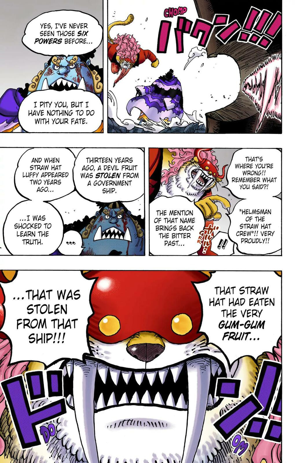 Read One Piece (Colored) chapter 1017 image 16 on Lezhin