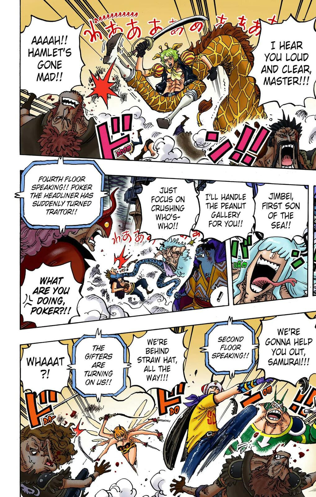 Read One Piece (Colored) chapter 1017 image 7 on Lezhin