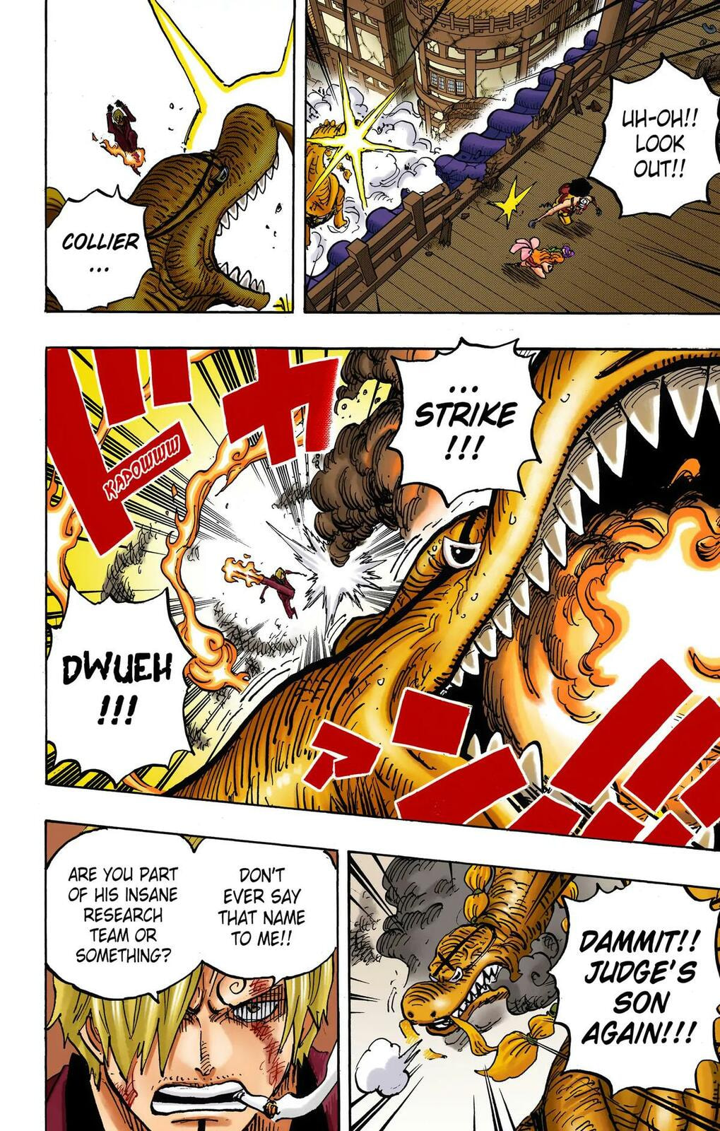 Read One Piece (Colored) chapter 1017 image 9 on Lezhin