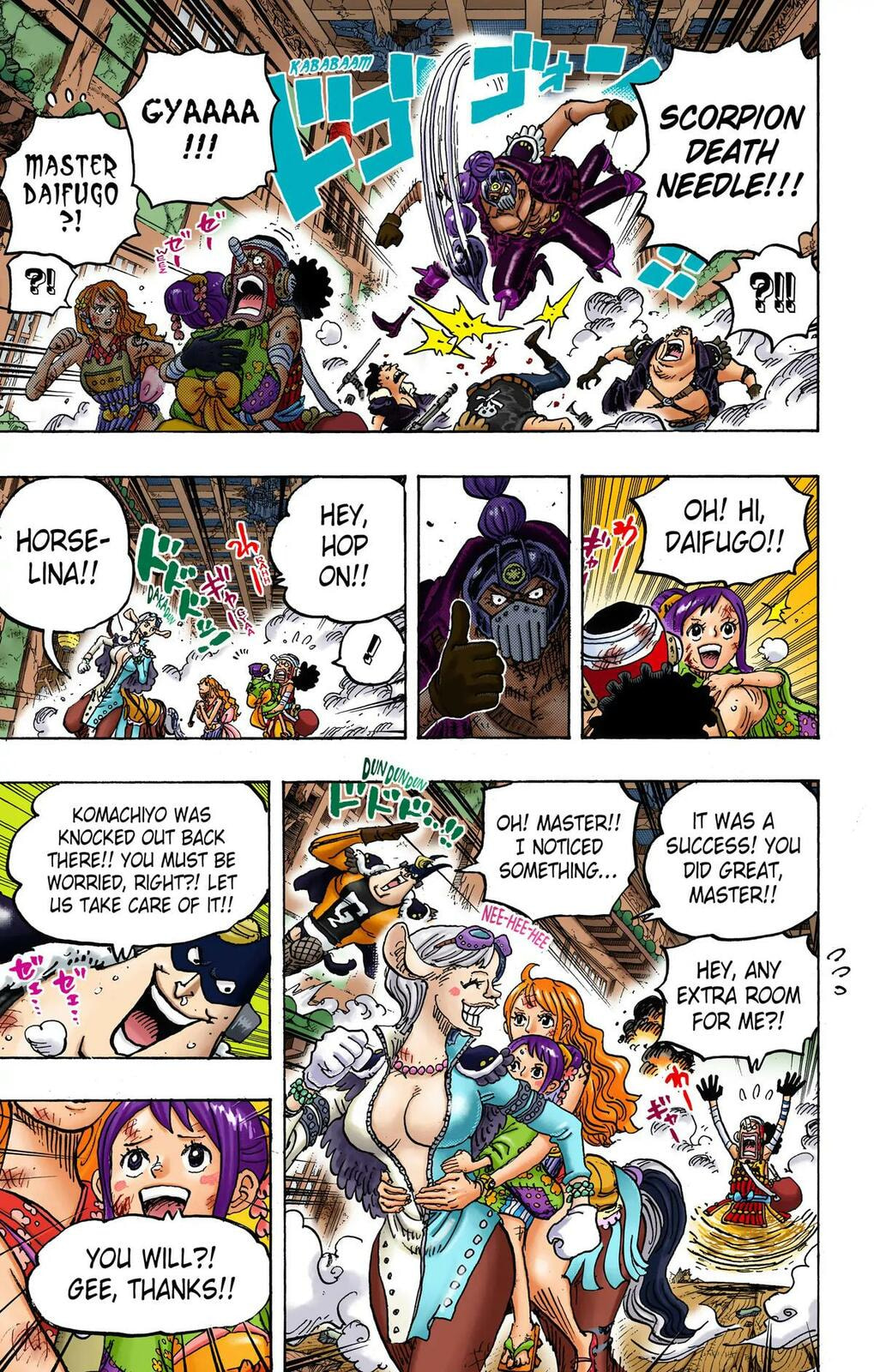 Read One Piece (Colored) chapter 1018 image 2 on Lezhin