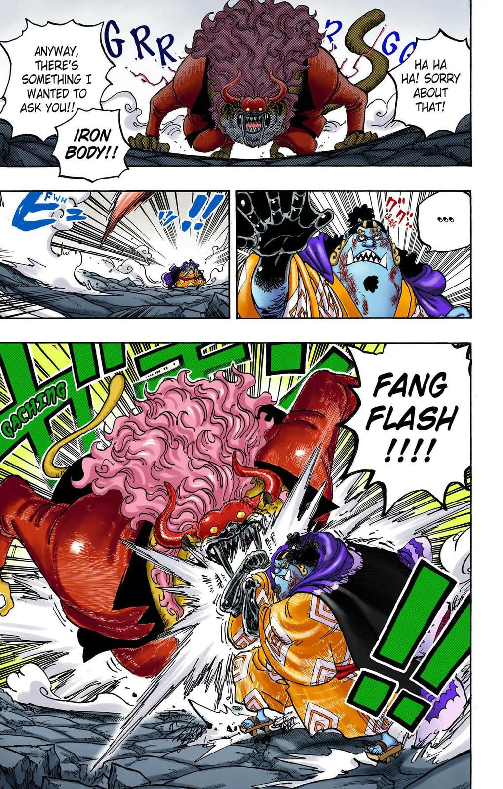 Read One Piece (Colored) chapter 1018 image 8 on Lezhin