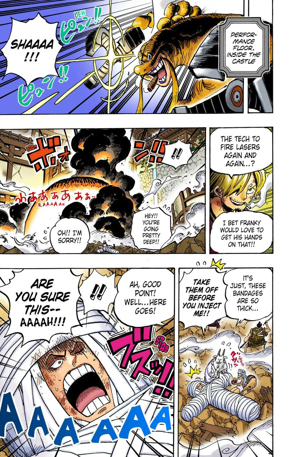 Read One Piece (Colored) chapter 1019 image 2 on Lezhin