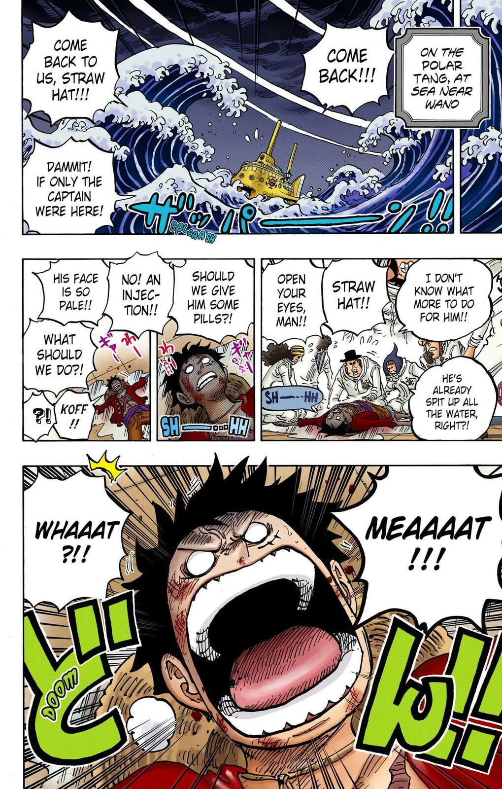 Read One Piece (Colored) chapter 1019 image 3 on Lezhin