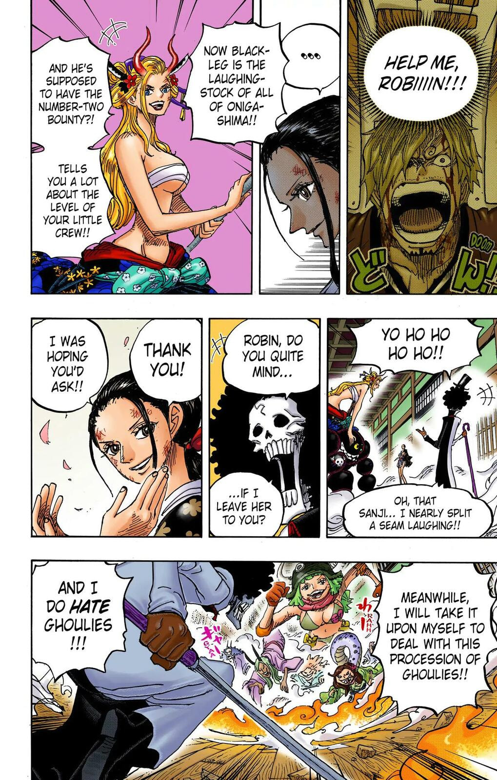 Read One Piece (Colored) chapter 1020 image 13 on Lezhin