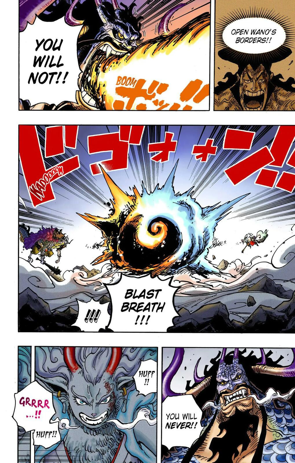 Read One Piece (Colored) chapter 1020 image 3 on Lezhin