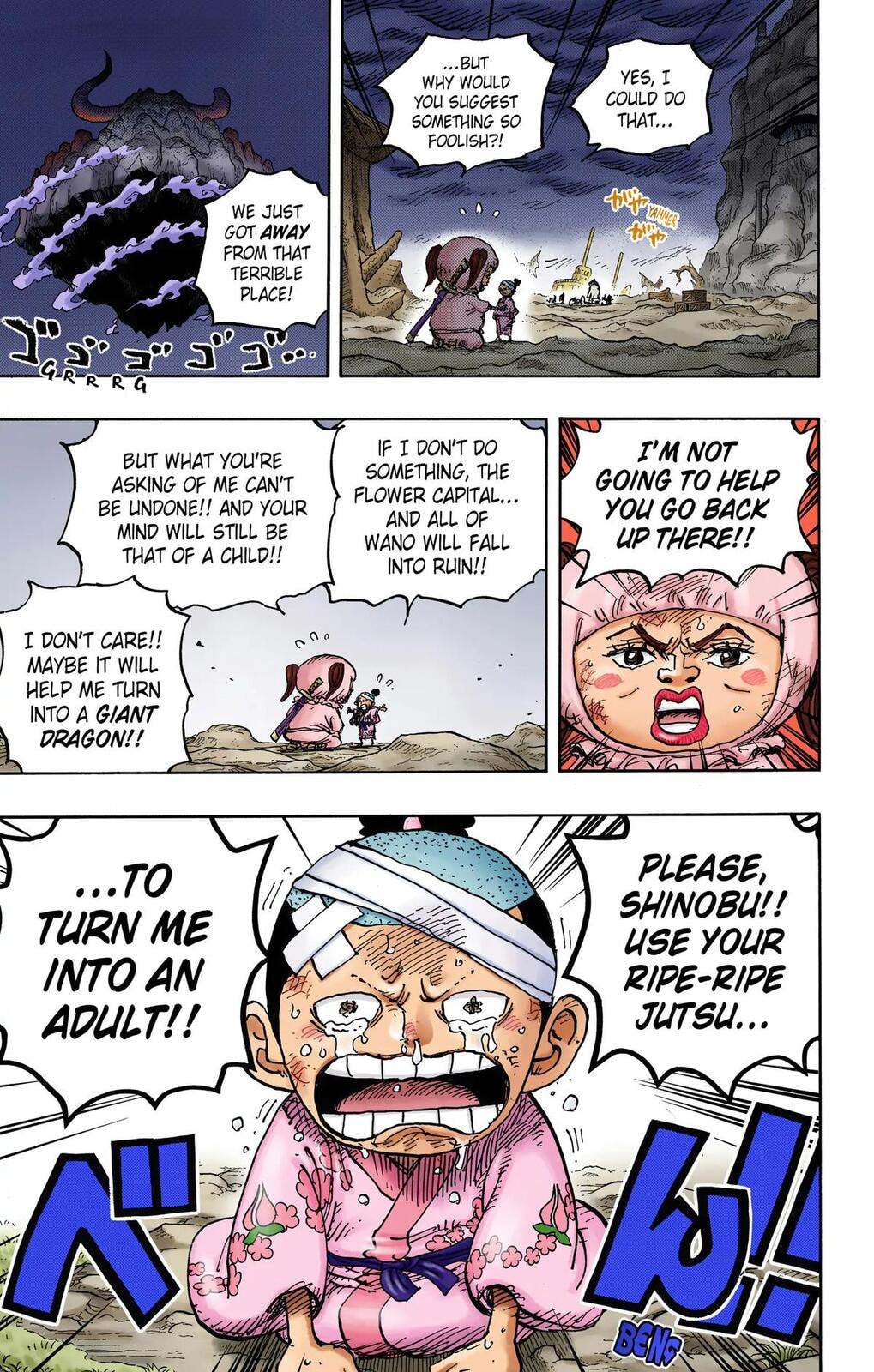 Read One Piece (Colored) chapter 1021 image 14 on Lezhin