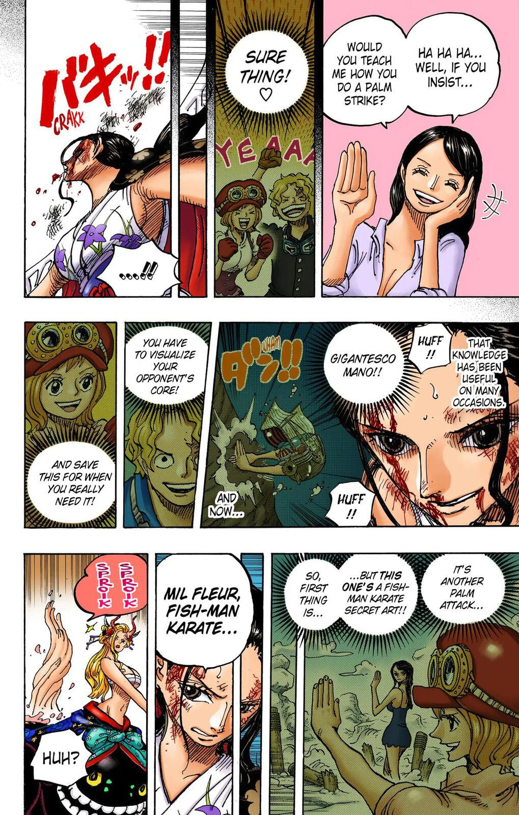 Read One Piece (Colored) chapter 1021 image 9 on Lezhin