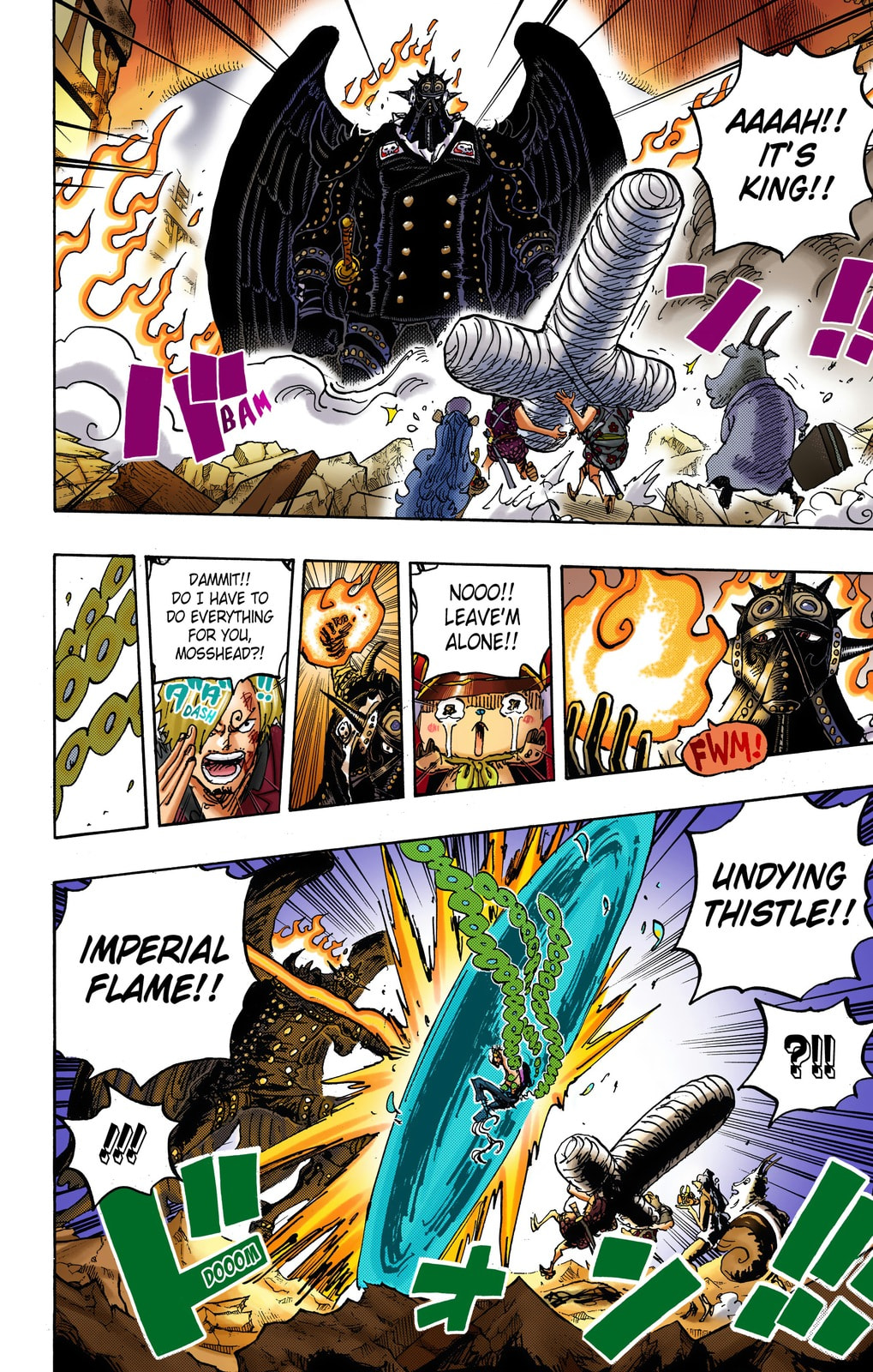 Read One Piece (Colored) chapter 1022 image 12 on Lezhin