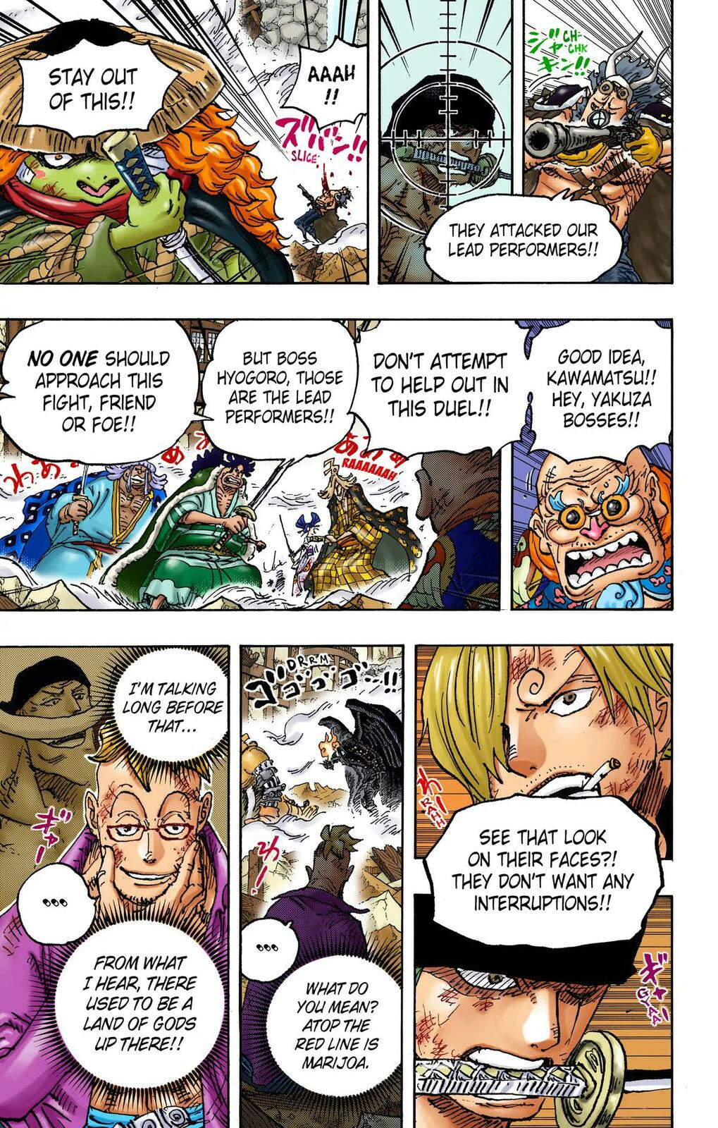 Read One Piece (Colored) chapter 1023 image 2 on Lezhin