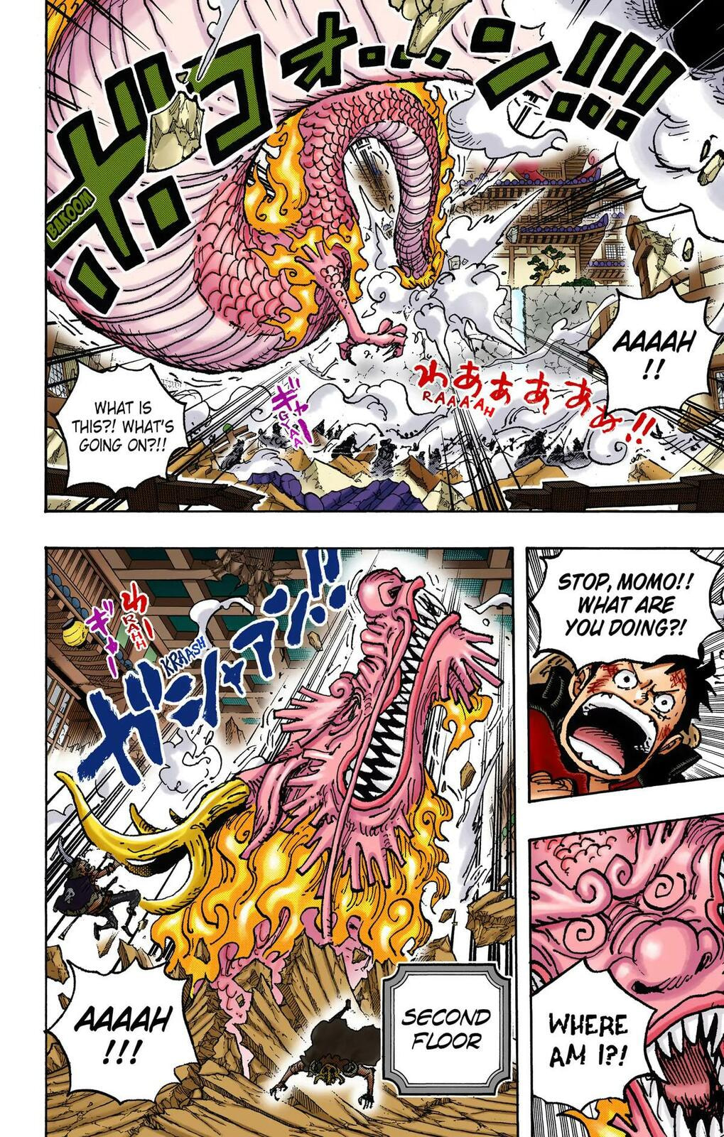 Read One Piece (Colored) chapter 1025 image 8 on Lezhin