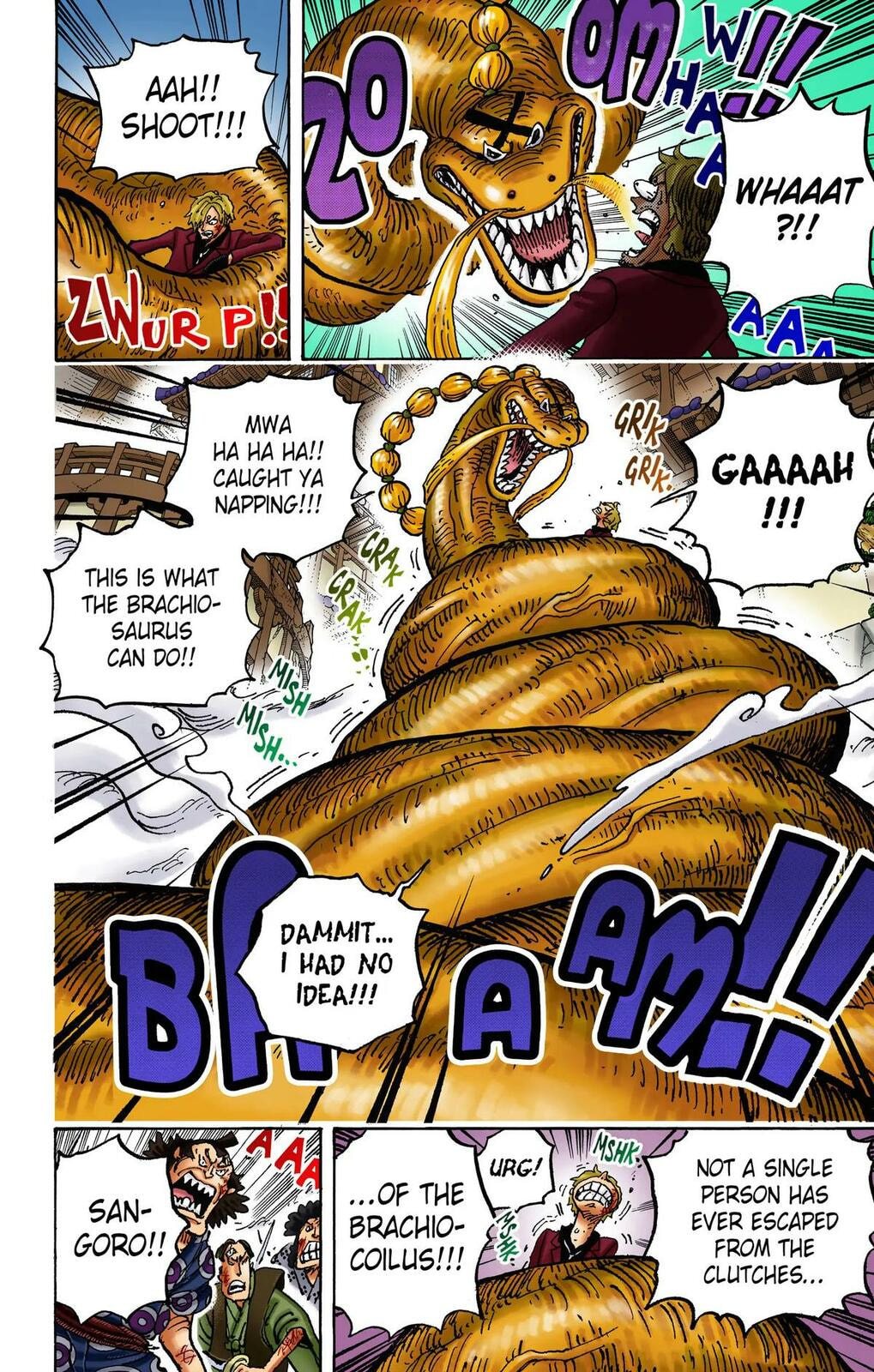 Read One Piece (Colored) chapter 1028 image 12 on Lezhin