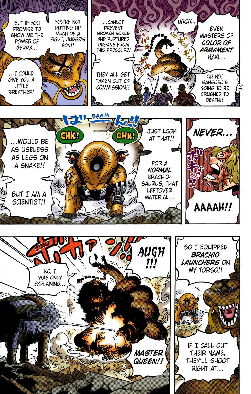Read One Piece (Colored) chapter 1028 image 13 on Lezhin