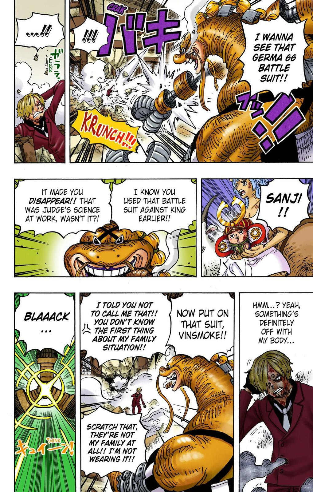 Read One Piece (Colored) chapter 1028 image 8 on Lezhin