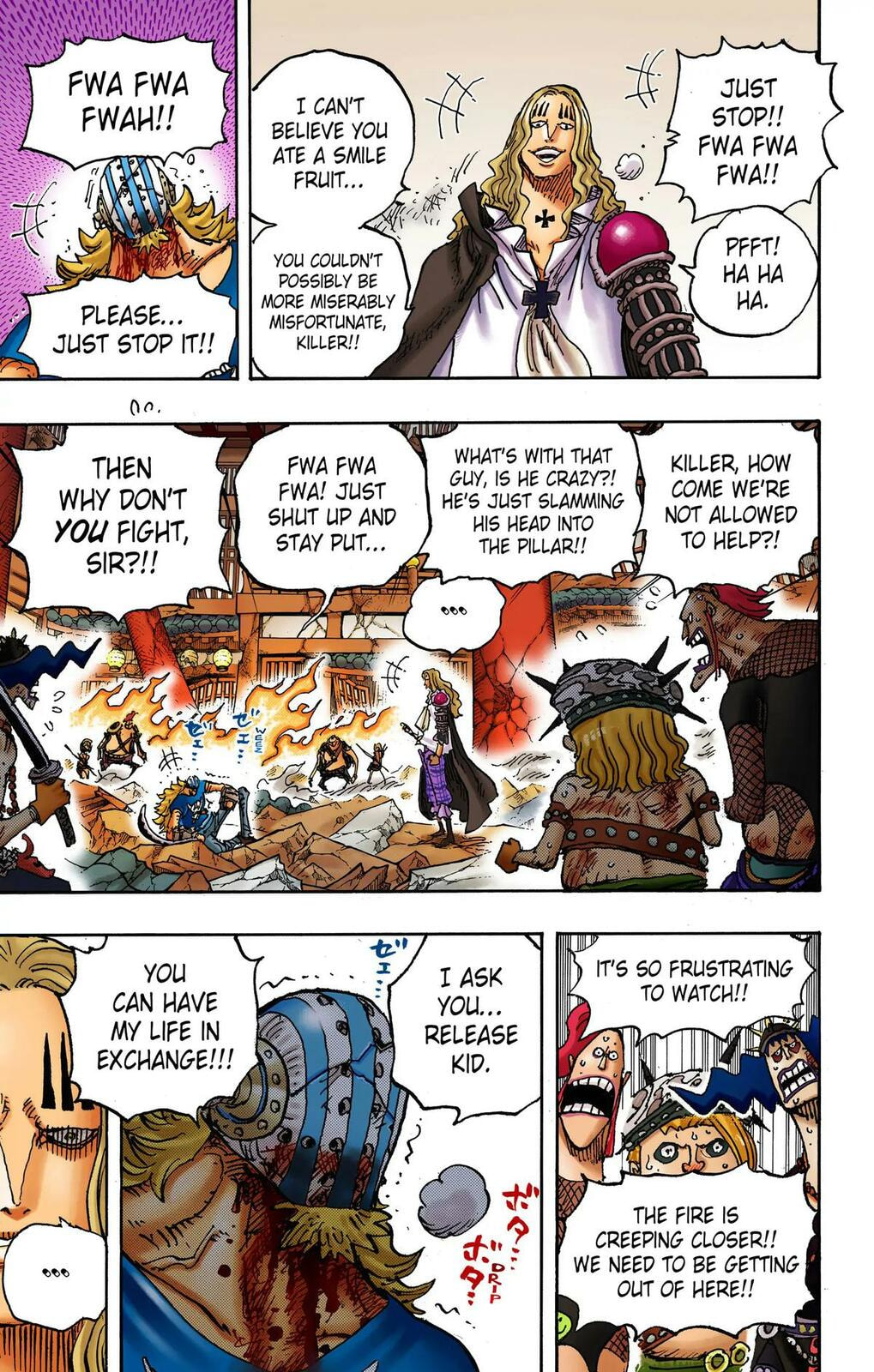 Read One Piece (Colored) chapter 1029 image 8 on Lezhin
