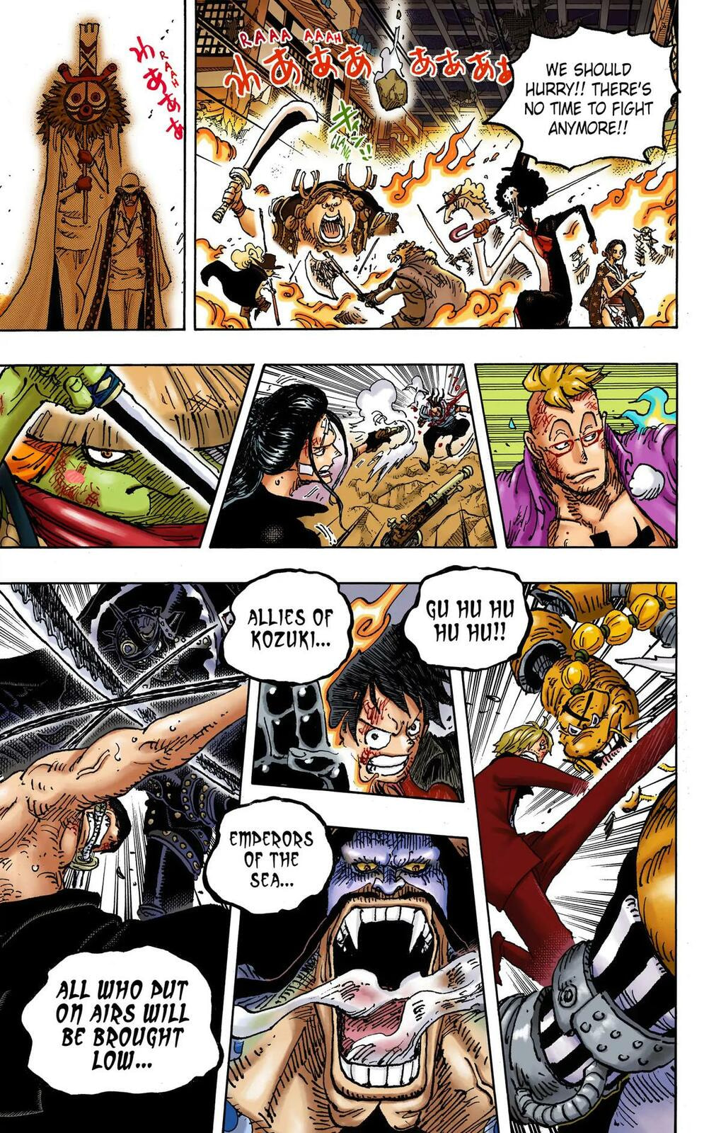 Read One Piece (Colored) chapter 1030 image 9 on Lezhin