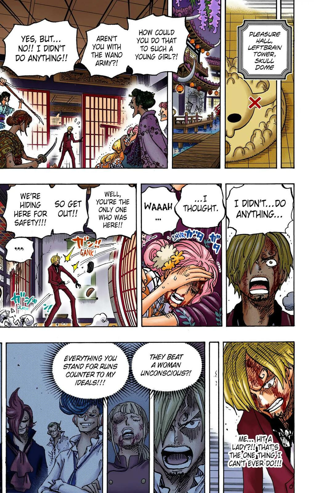 Read One Piece (Colored) chapter 1031 image 11 on Lezhin