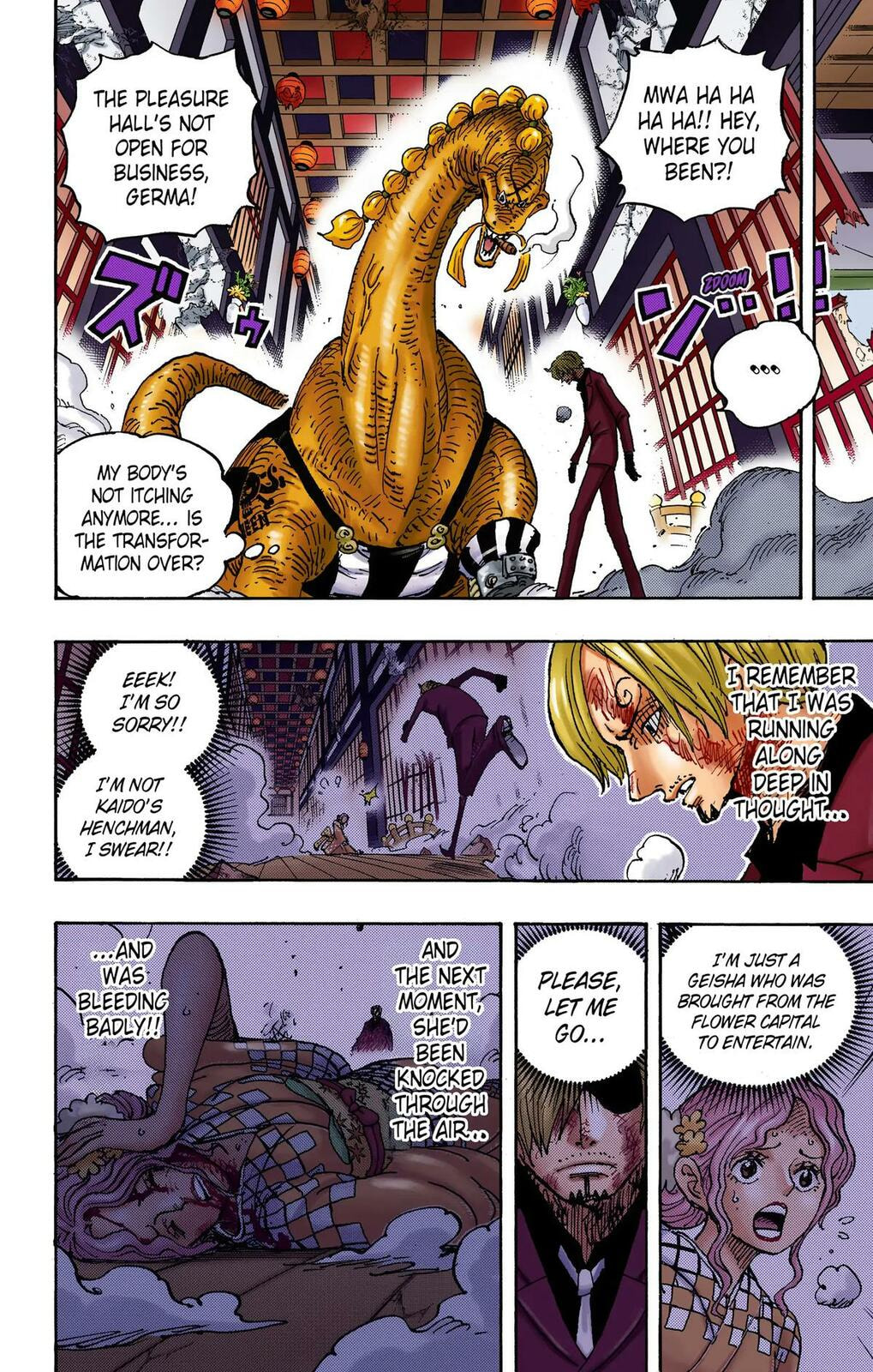 Read One Piece (Colored) chapter 1031 image 12 on Lezhin