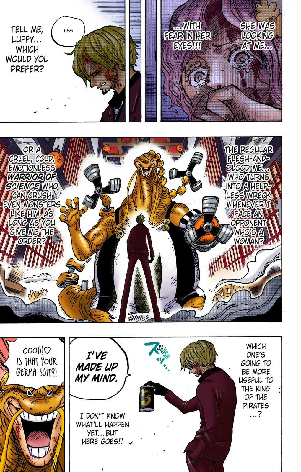 Read One Piece (Colored) chapter 1031 image 13 on Lezhin