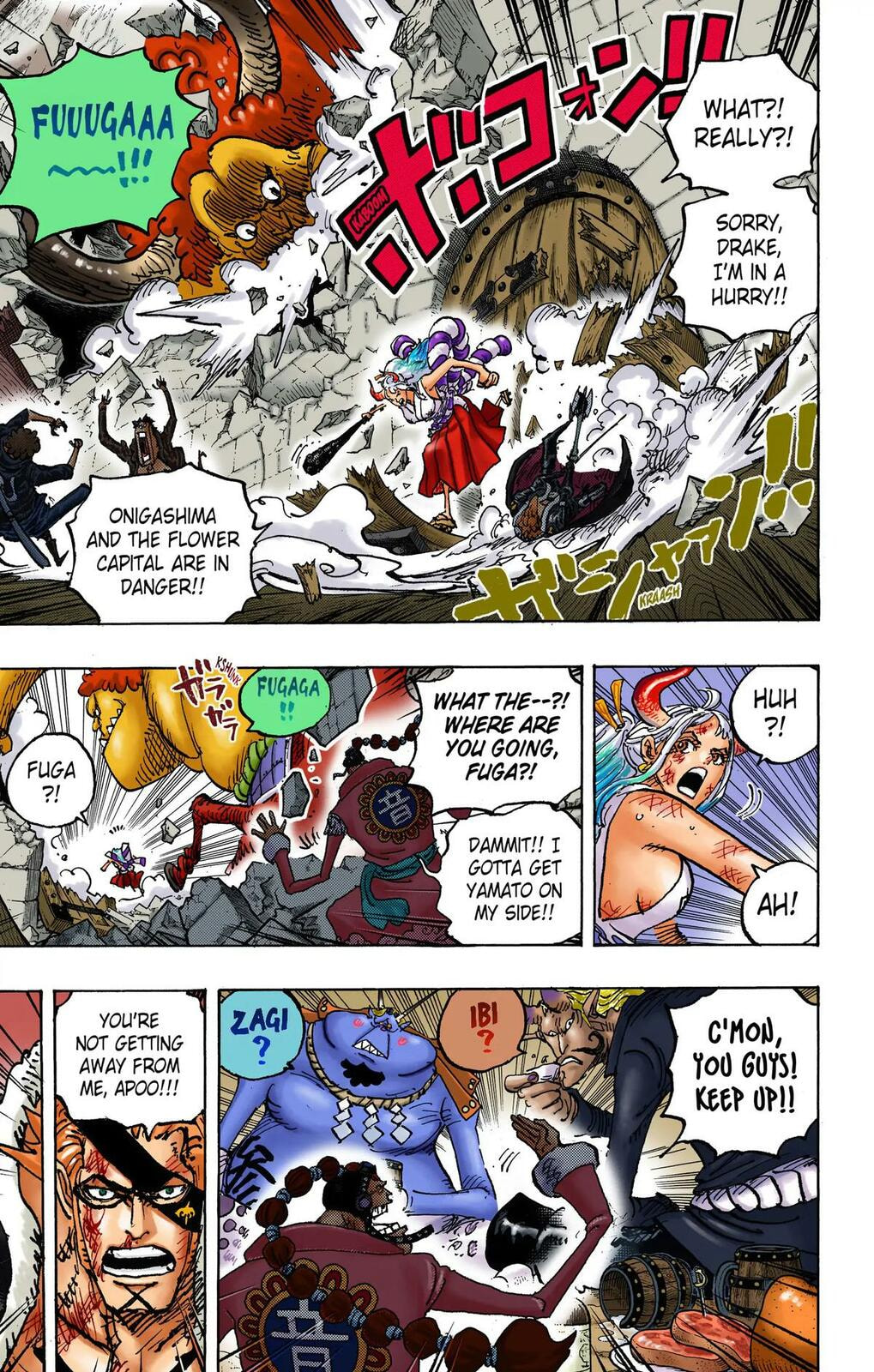 Read One Piece (Colored) chapter 1031 image 9 on Lezhin