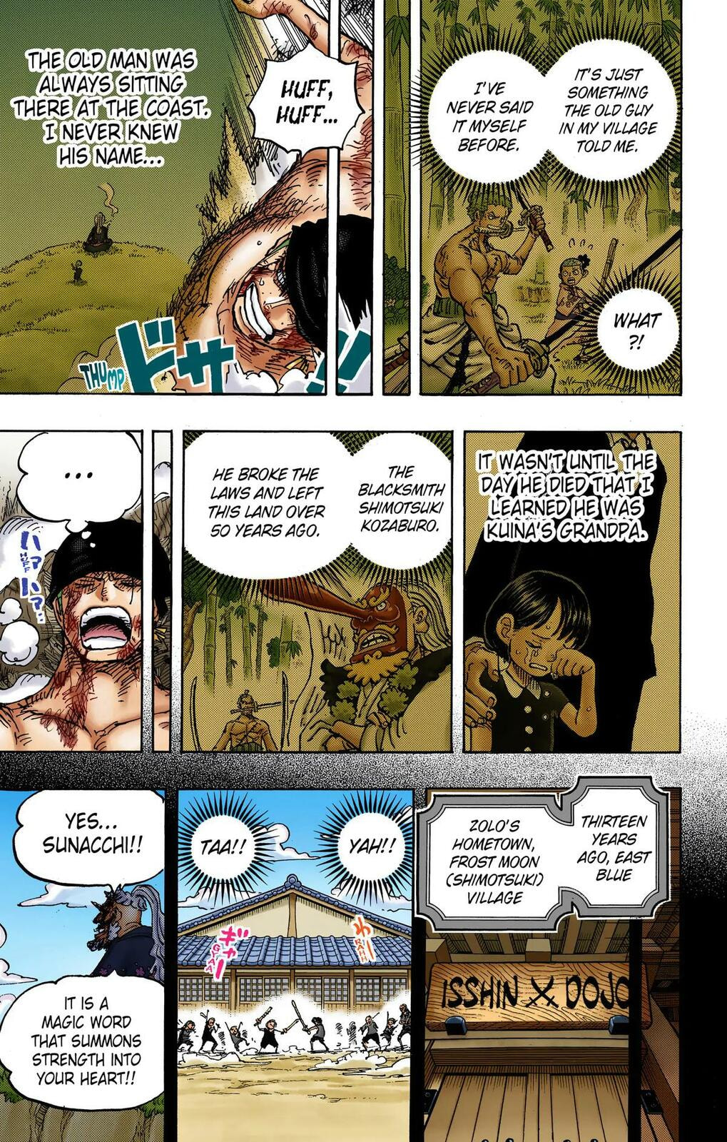 Read One Piece (Colored) chapter 1033 image 10 on Lezhin