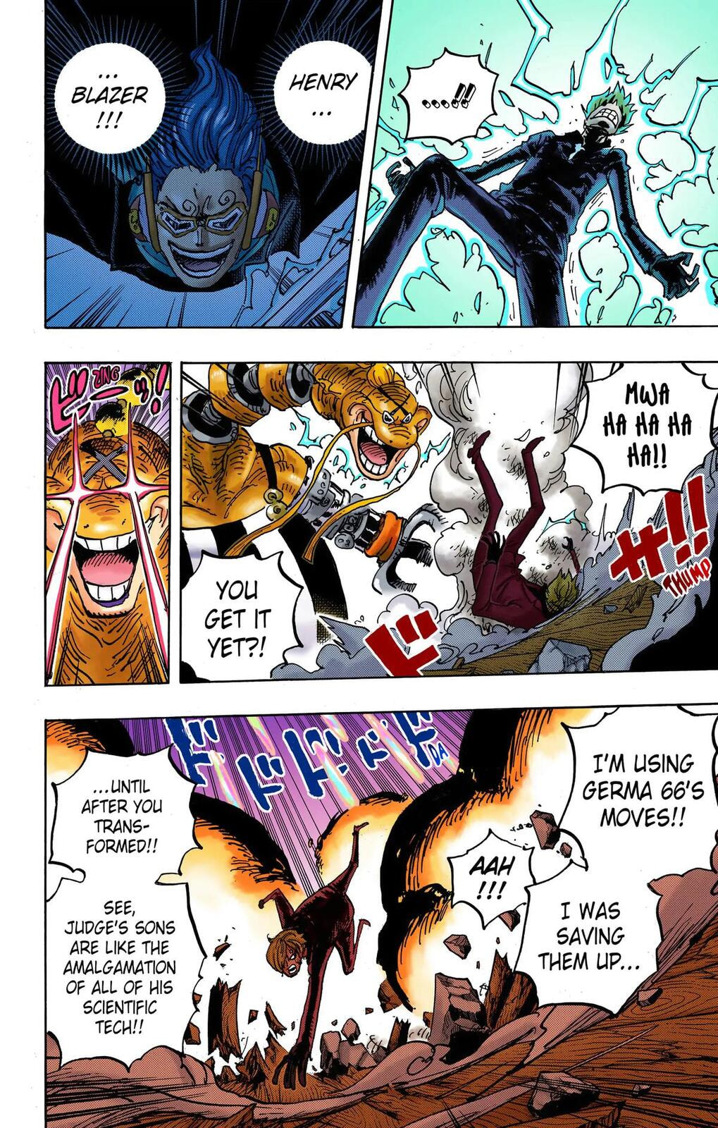 Read One Piece (Colored) chapter 1034 image 5 on Lezhin