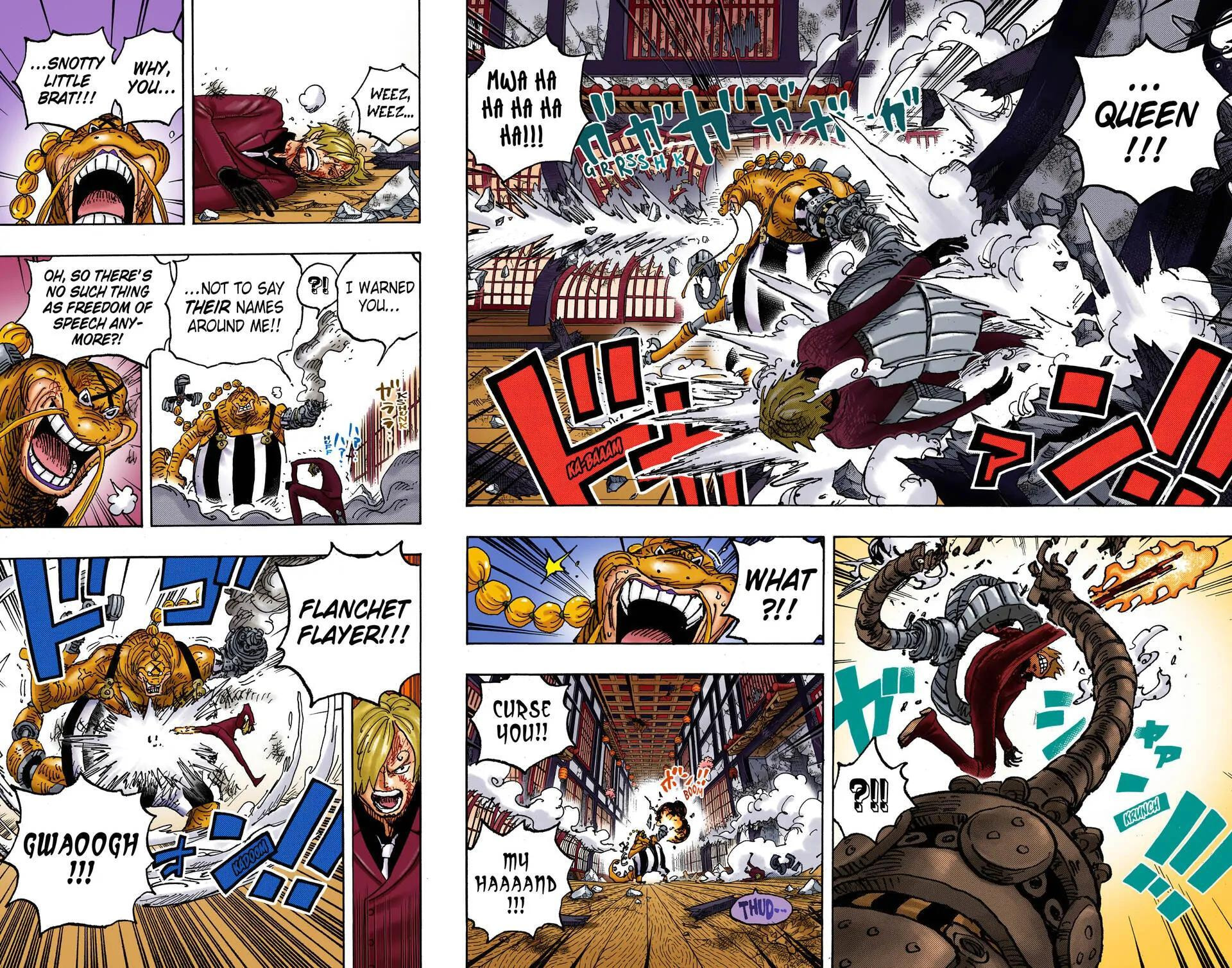 Read One Piece (Colored) chapter 1034 image 7 on Lezhin