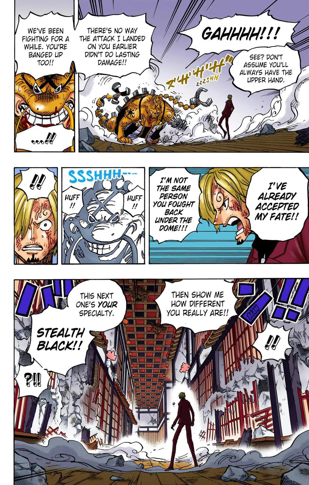 Read One Piece (Colored) chapter 1034 image 8 on Lezhin