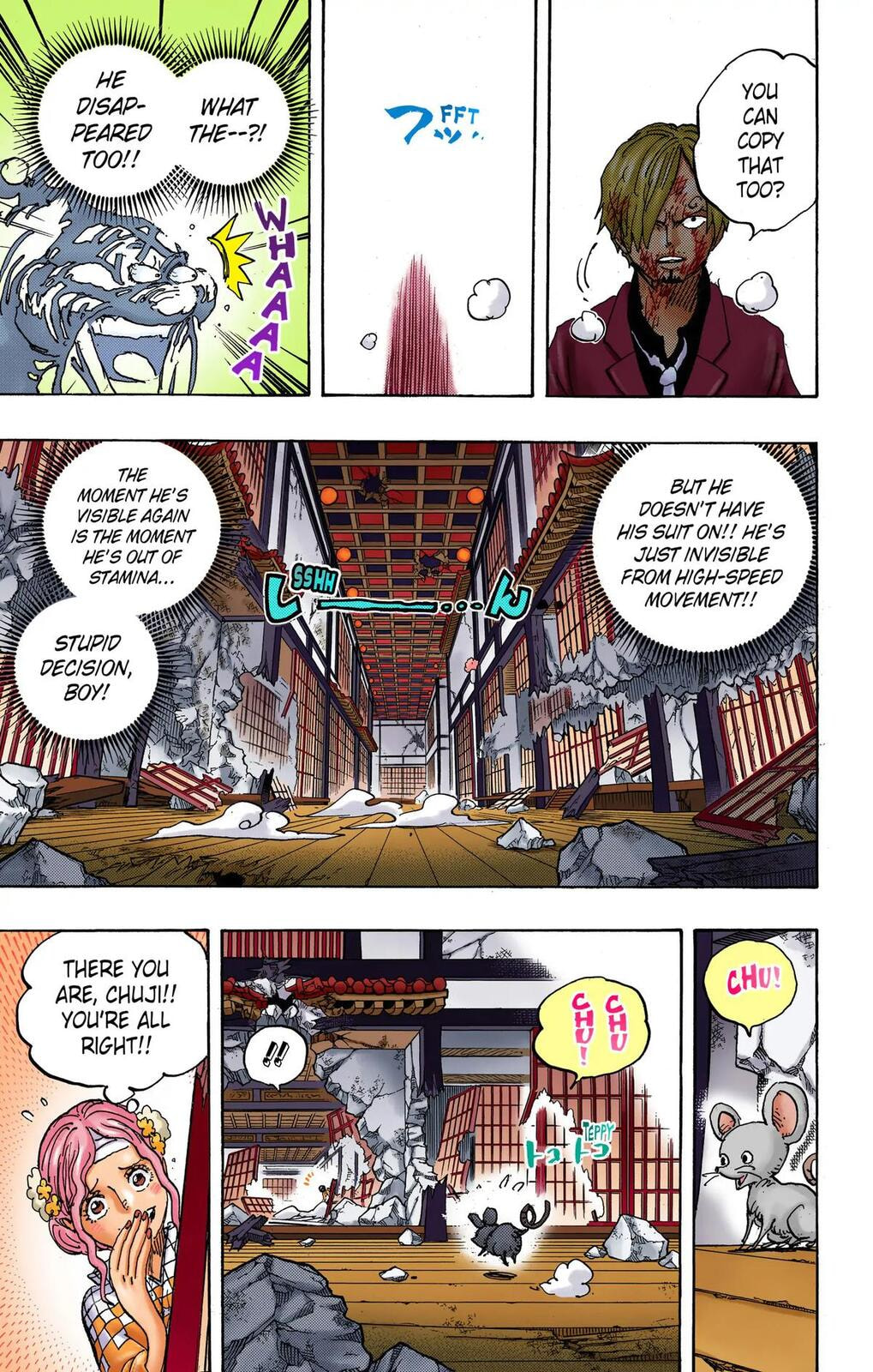 Read One Piece (Colored) chapter 1034 image 9 on Lezhin