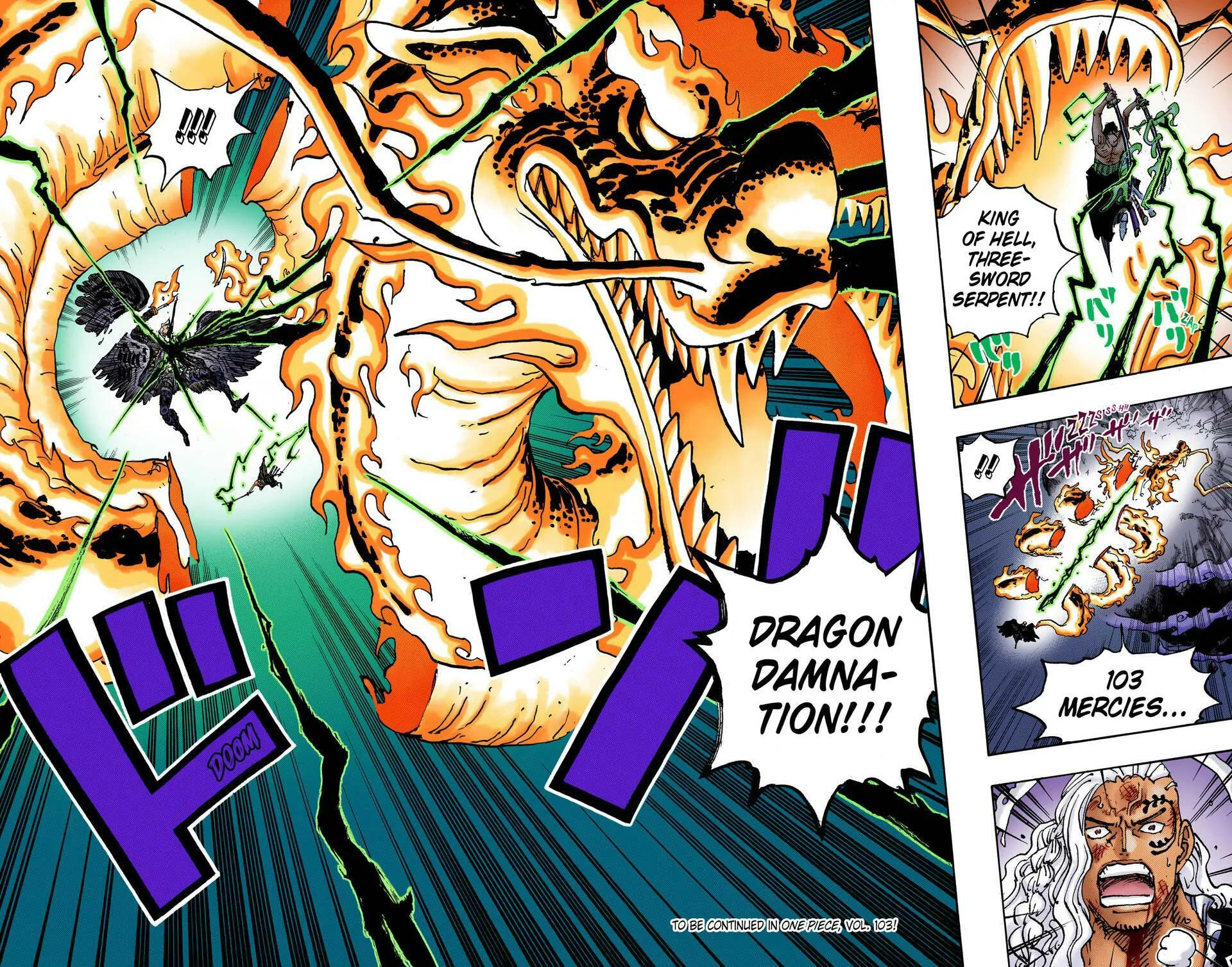 Read One Piece (Colored) chapter 1035 image 15 on Lezhin