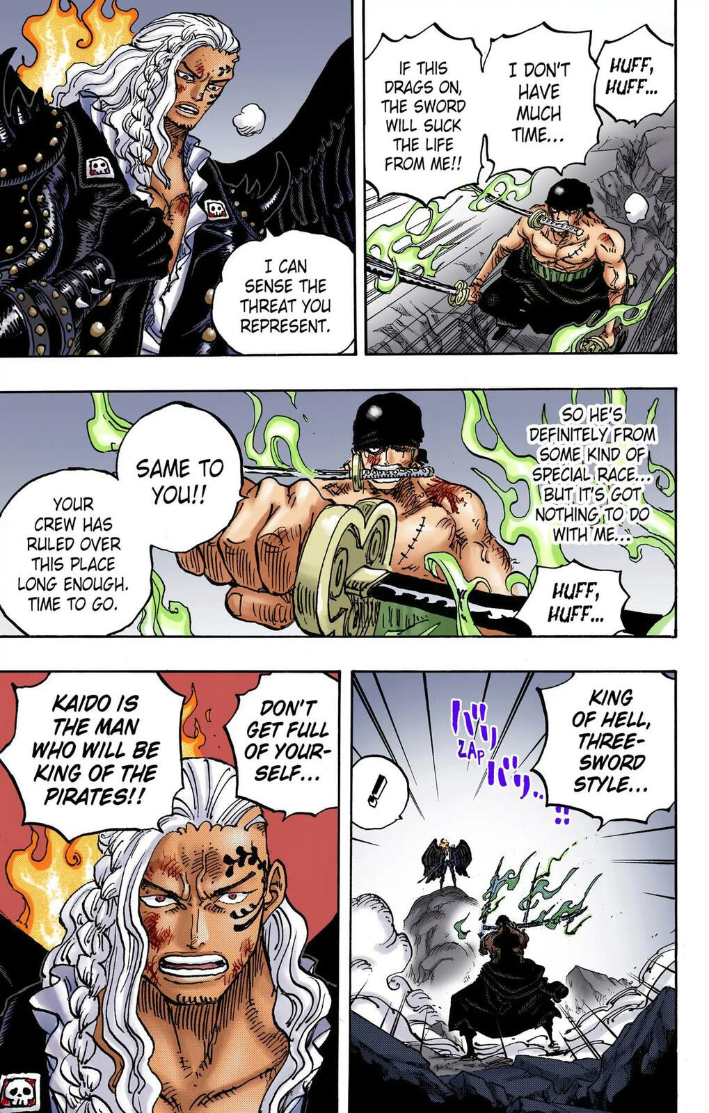 Read One Piece (Colored) chapter 1035 image 8 on Lezhin