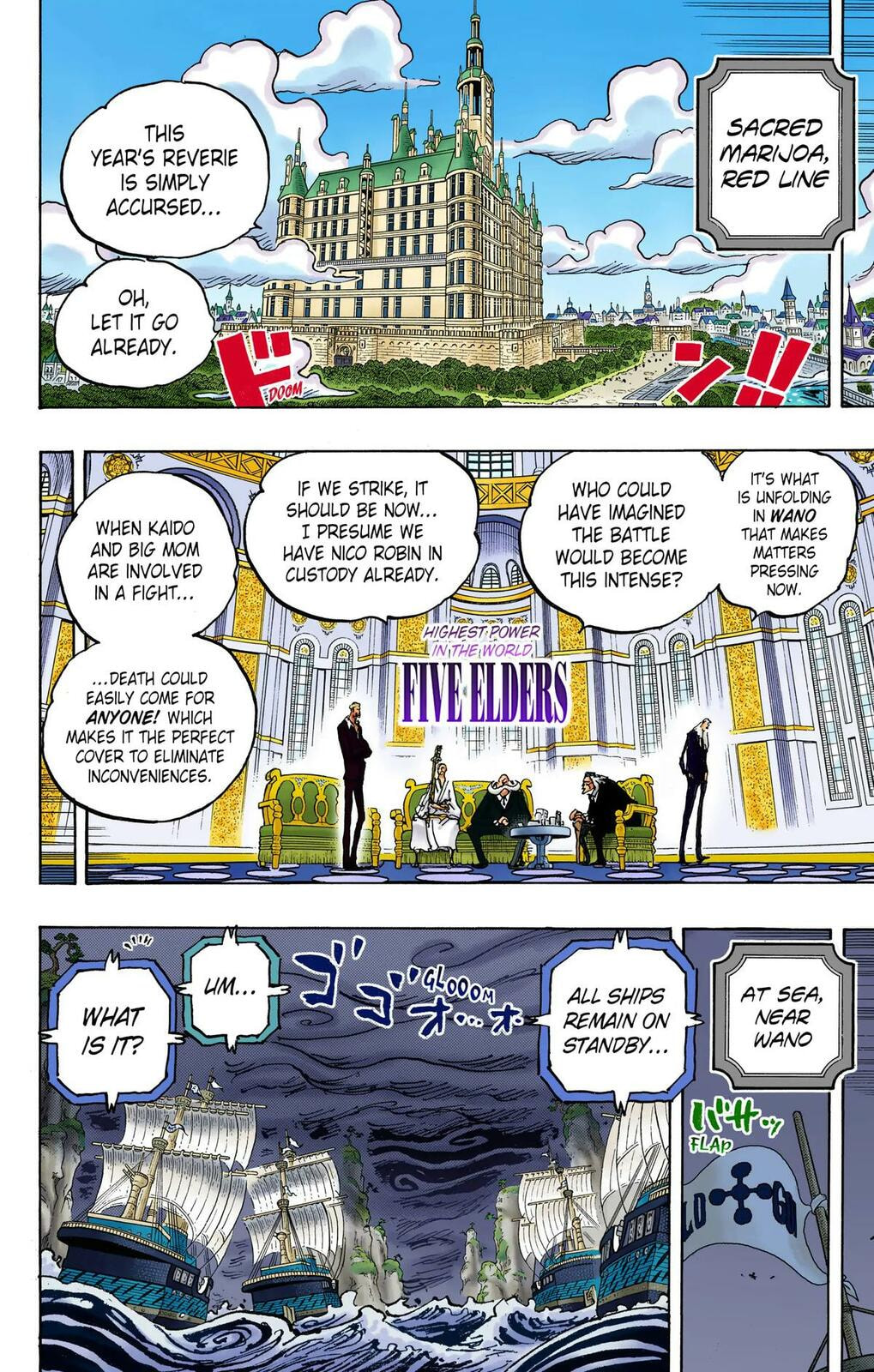Read One Piece (Colored) chapter 1037 image 13 on Lezhin