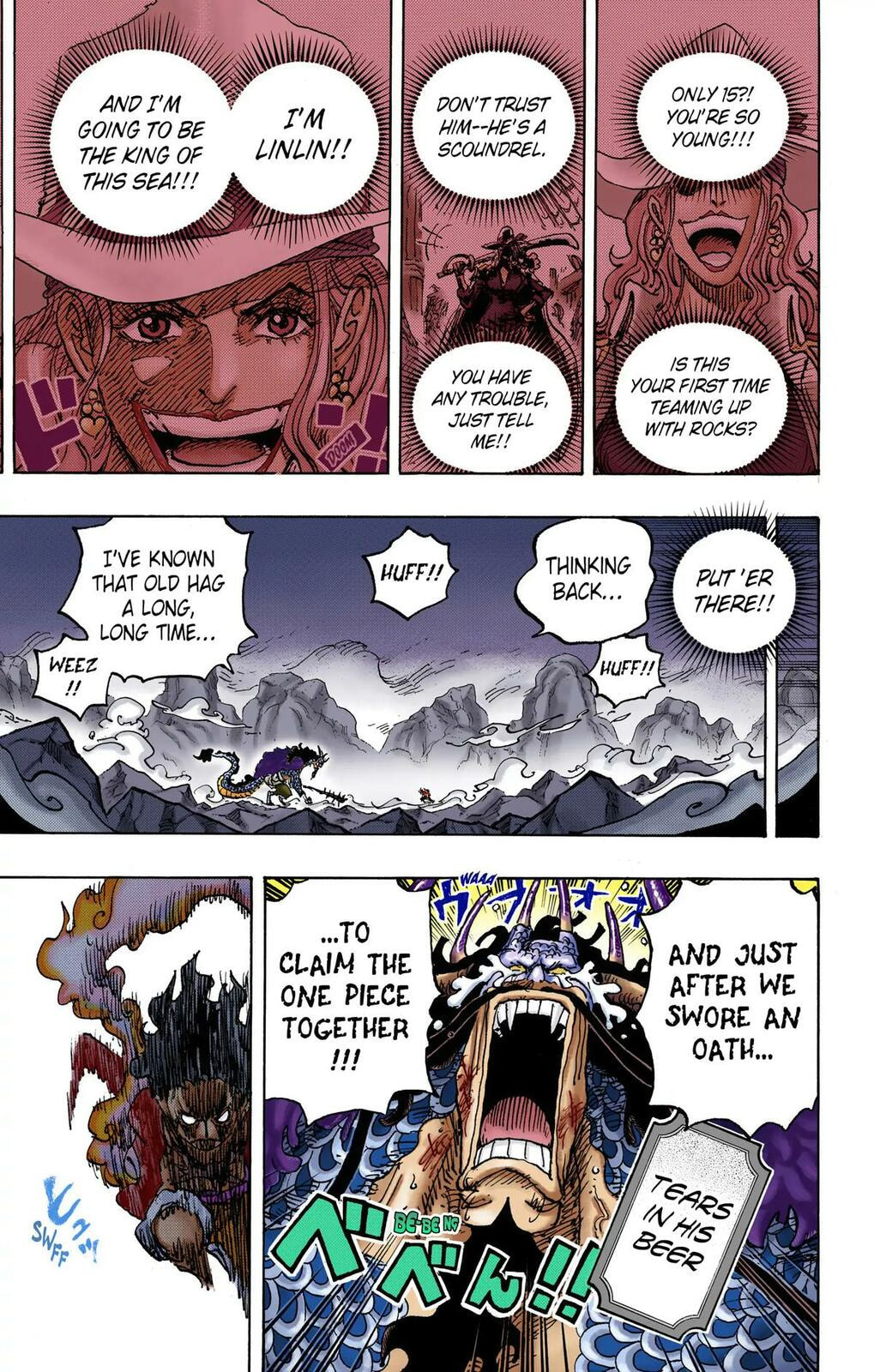Read One Piece (Colored) chapter 1041 image 14 on Lezhin