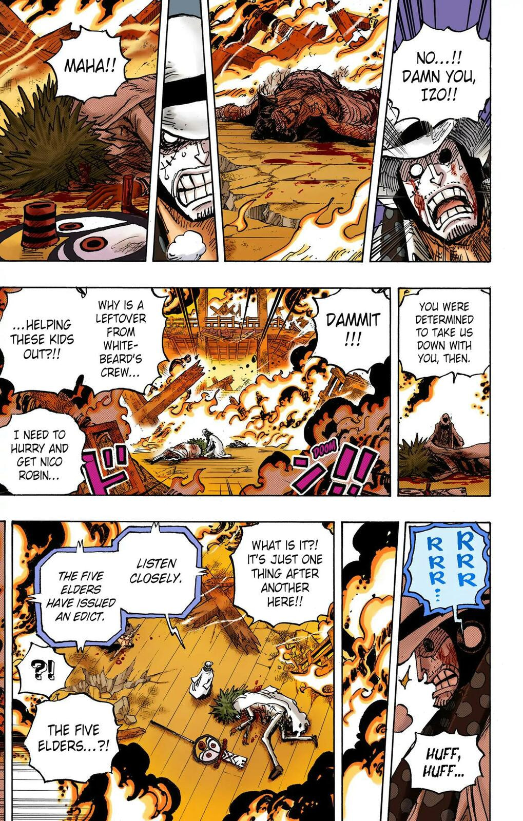 Read One Piece (Colored) chapter 1041 image 8 on Lezhin