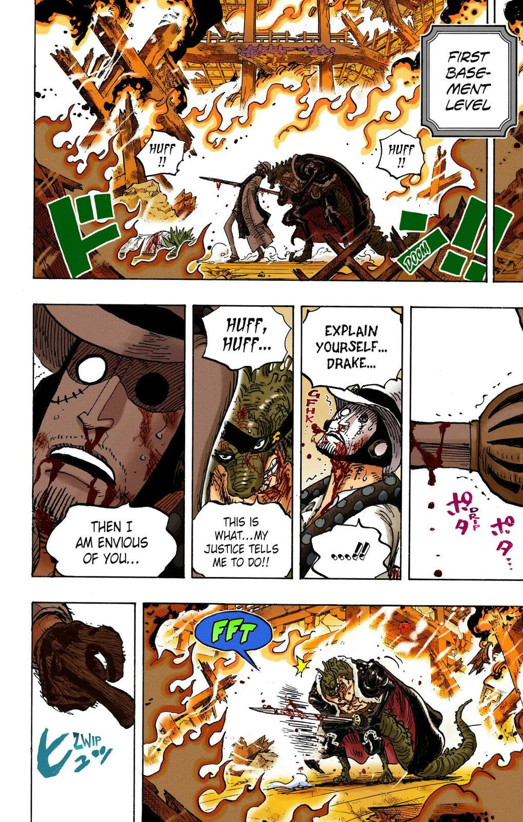 Read One Piece (Colored) chapter 1042 image 1 on Lezhin