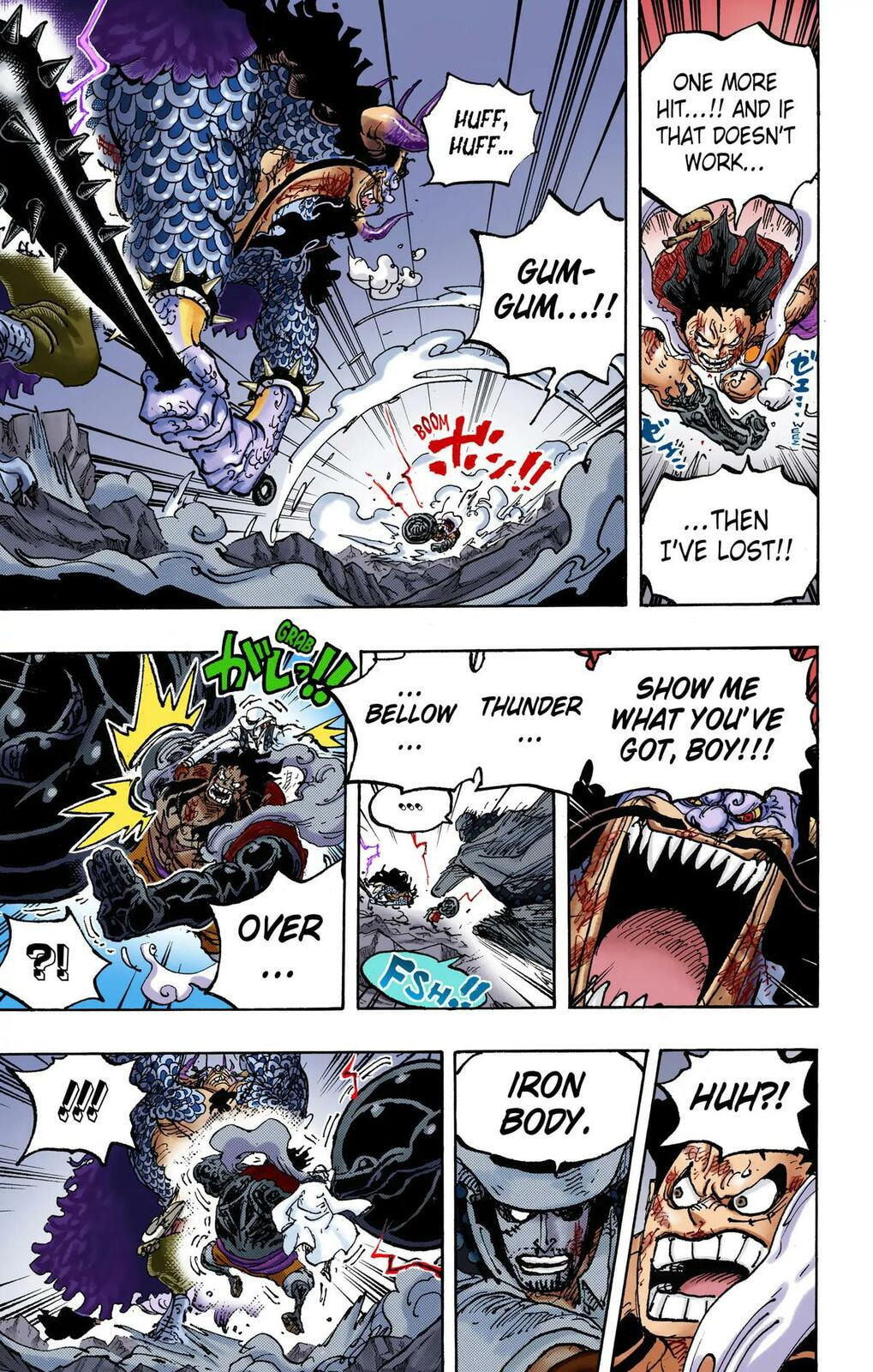 Read One Piece (Colored) chapter 1042 image 12 on Lezhin