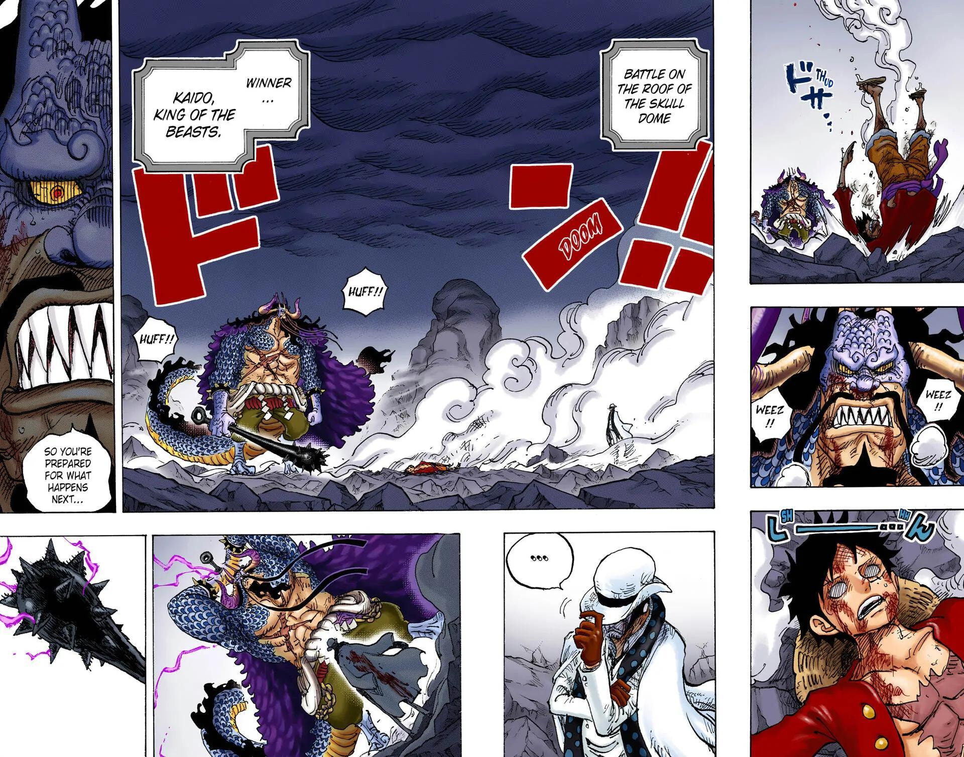 Read One Piece (Colored) chapter 1043 image 3 on Lezhin