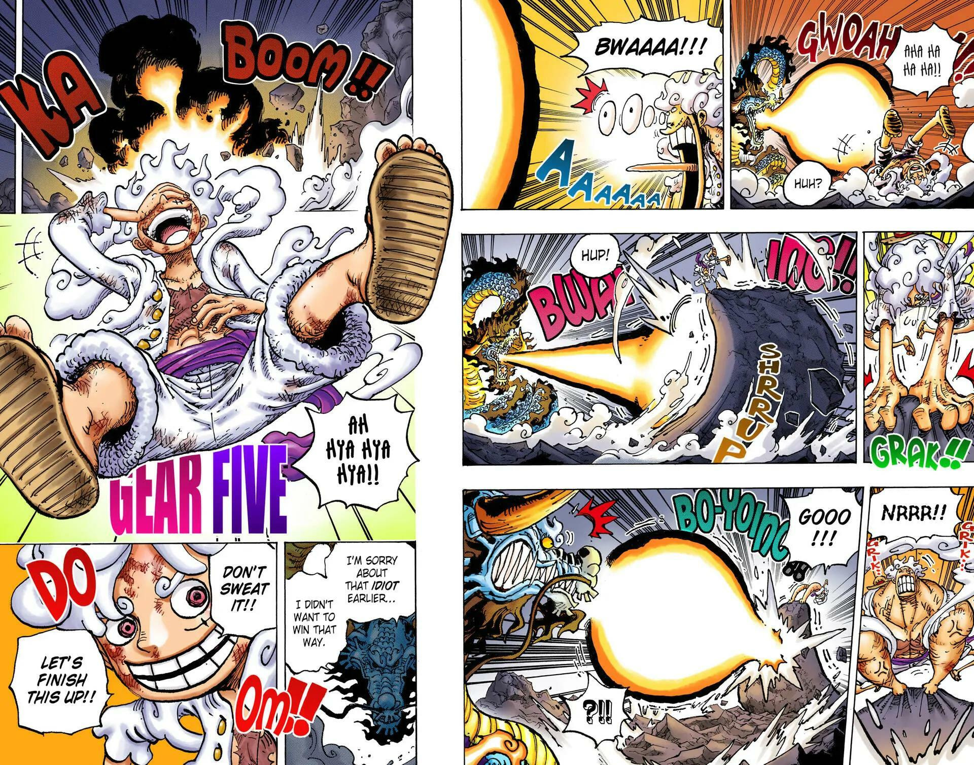 Read One Piece (Colored) chapter 1044 image 12 on Lezhin